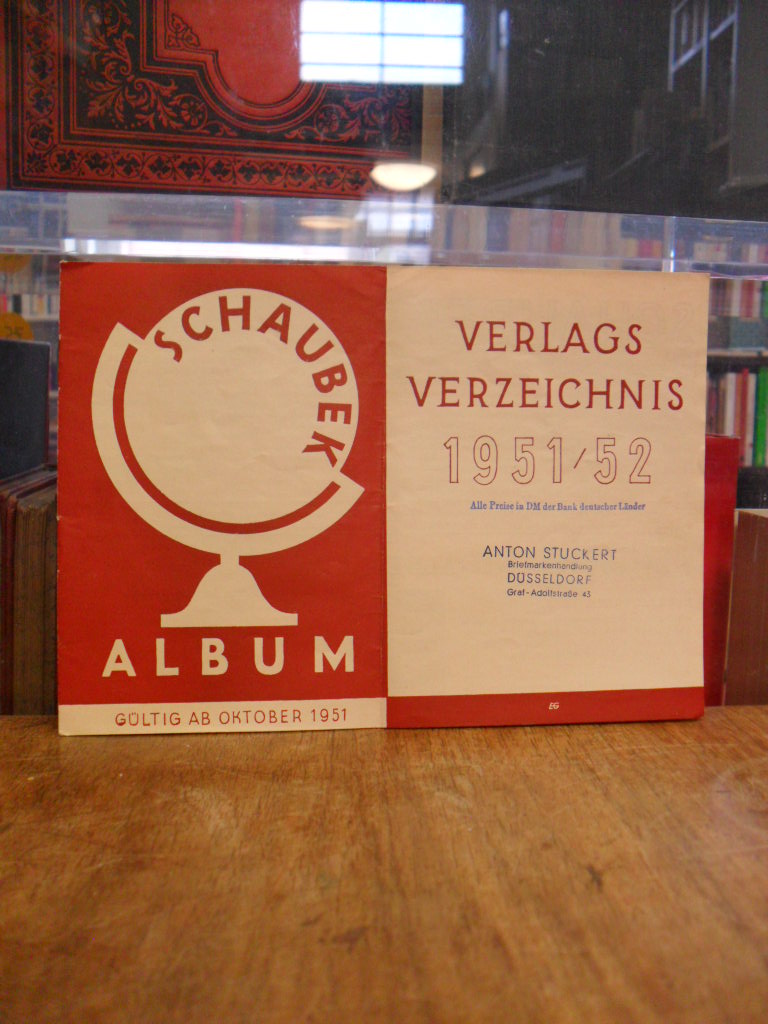 Schaubek, Schaubek Album – Verlagsverzeichnis 1951/52,