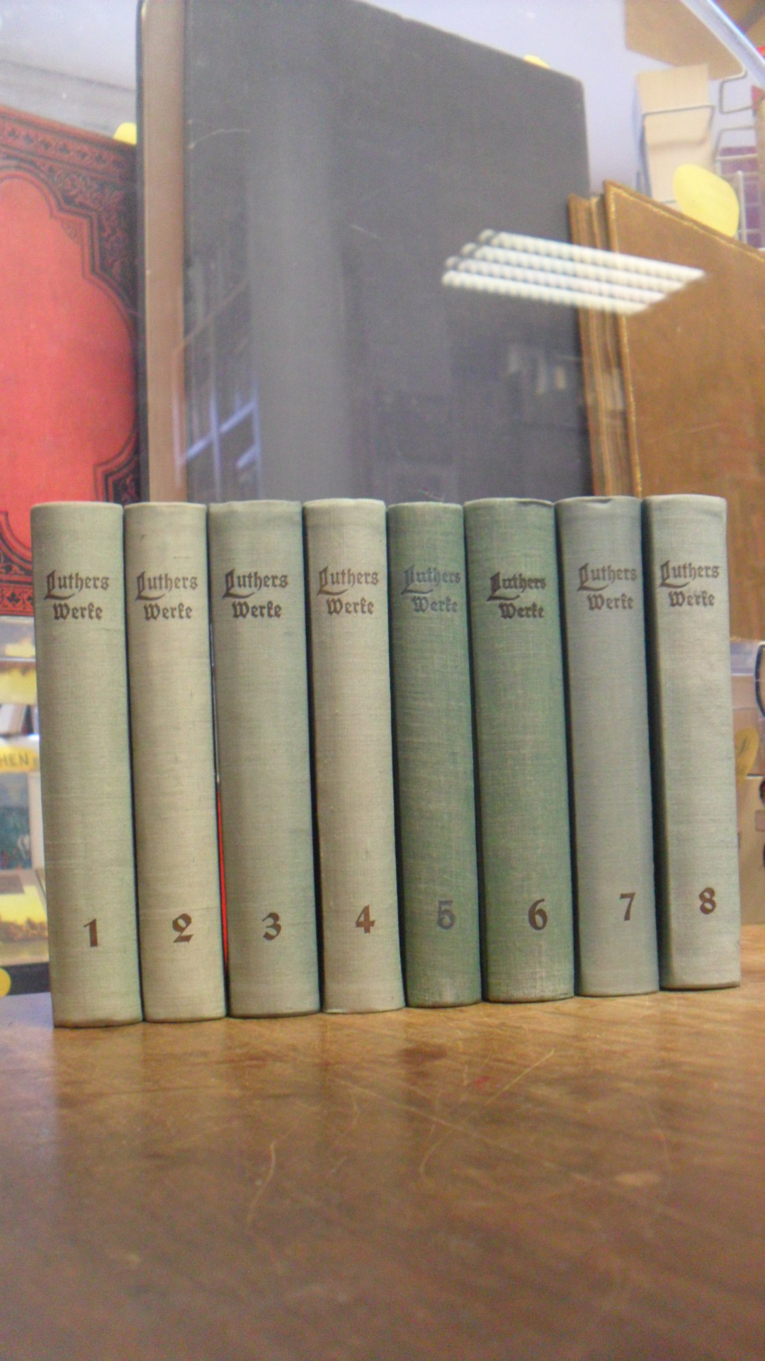 Luther, Luthers Werke in Auswahl, 8 Bände (= alles),