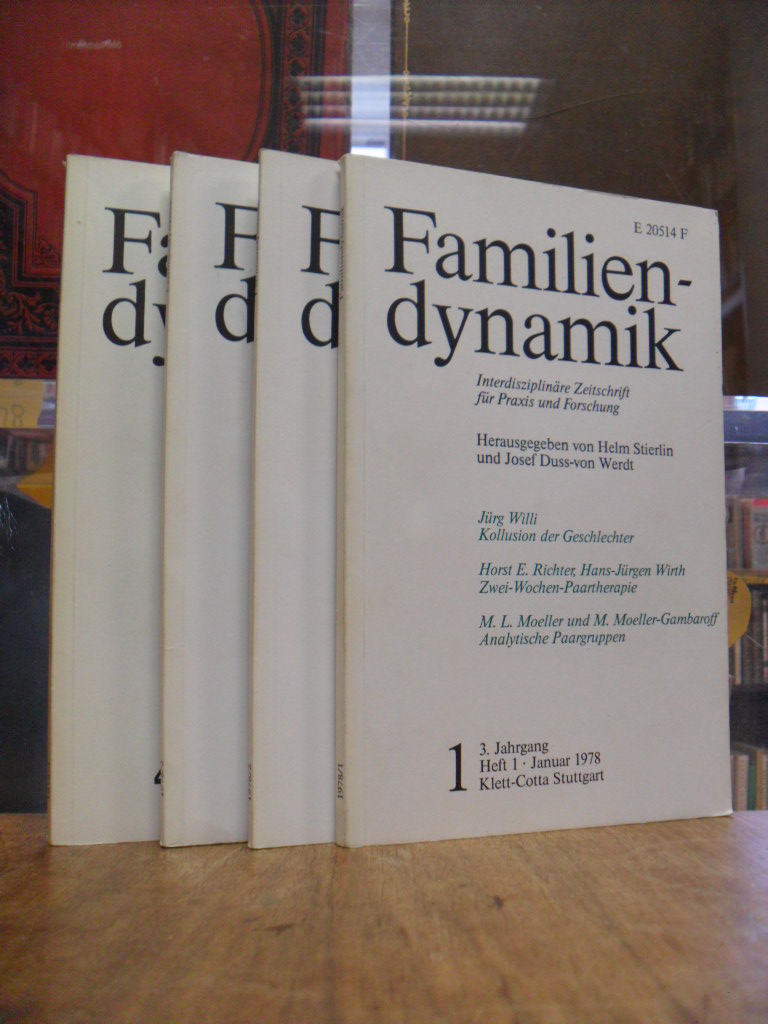 Familiendynamik – Interdisziplinäre Zeitschrift für Praxis und Forschung, 3. Jah
