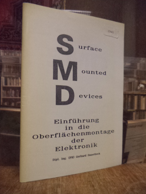 Sauerbeck, SMD – Einführung in die Zukunftstechnik der Elektronik (auf Vorderdec