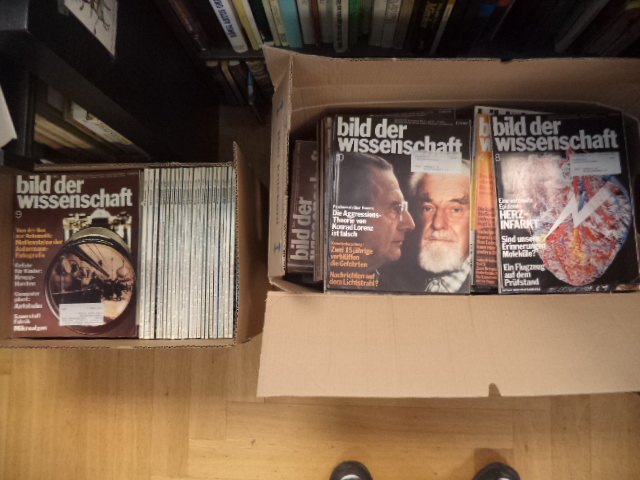 Haber, Bild der Wissenschaft – Zeitschrift, Mai 1973-1985, insg. 125 Hefte (x ko Haber, Bild der Wissenschaft – Zeitschrift, Mai 1973-1985, insg. 125 Hefte (x ko