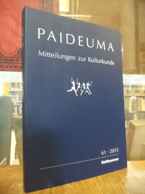 Hardenberg, Paideuma – Mitteilungen zur Kulturkunde, Band 61 – 2015, Hardenberg, Paideuma – Mitteilungen zur Kulturkunde, Band 61 – 2015,