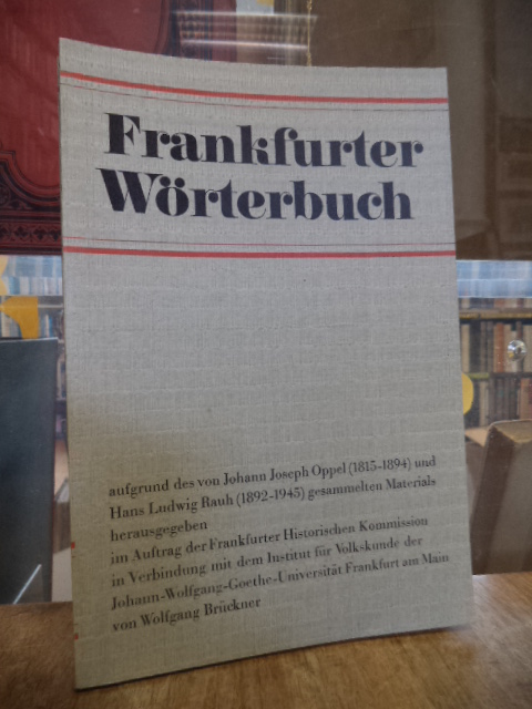 Brückner, Frankfurter Wörterbuch, Band 4: Evangelium bis Gedibber, Brückner, Frankfurter Wörterbuch, Band 4: Evangelium bis Gedibber,