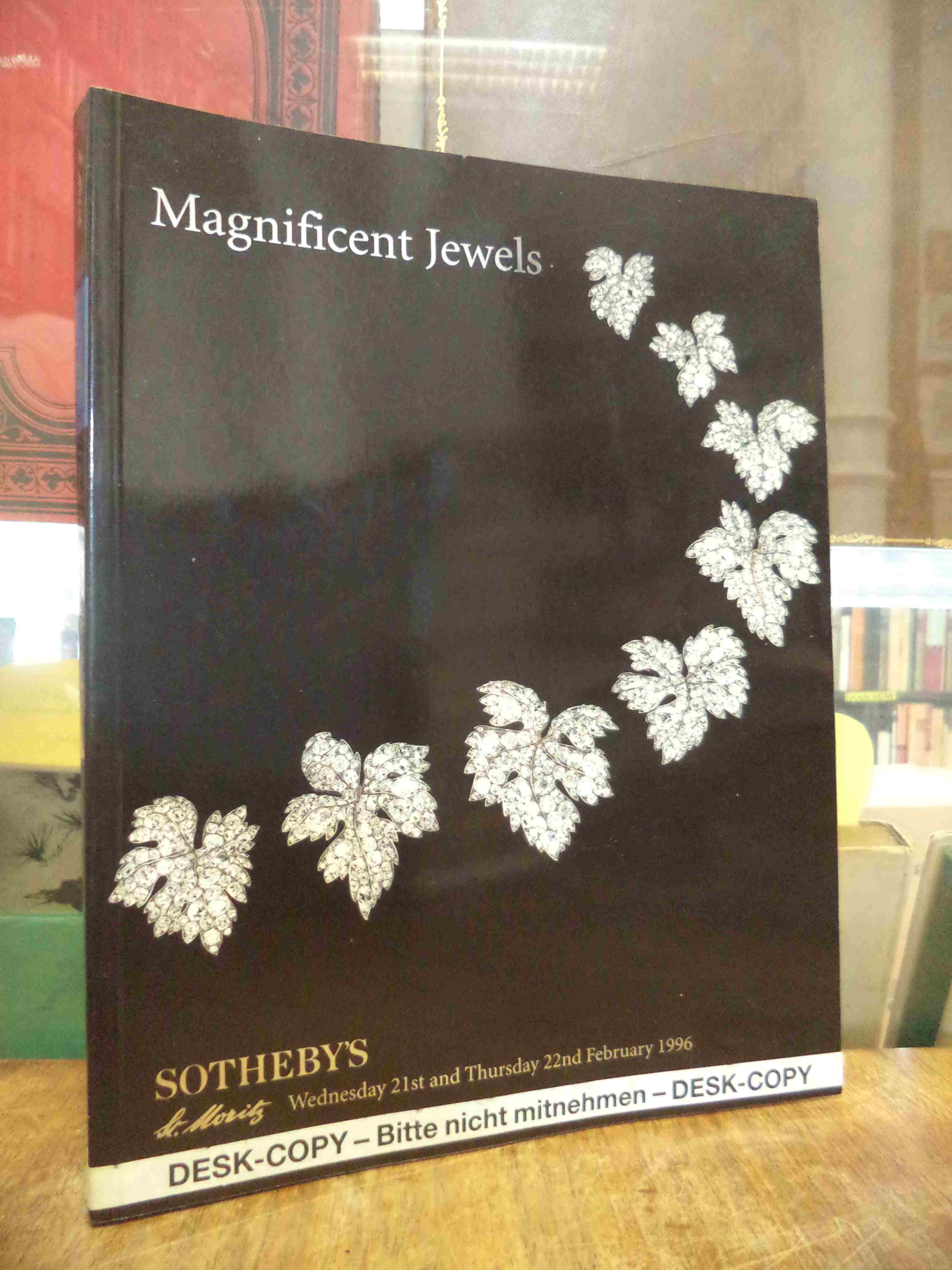 Juwelen / Auktionskatalog, Magnificent Jewels, Auction 21st & 22nd February 1996