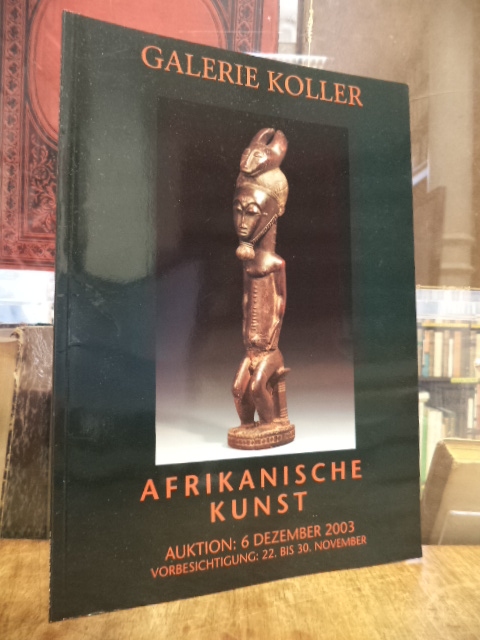 Auktionskatalog / Africana, Afrika [Afrikanische Kunst] – Auktion, 6. Dezember 2