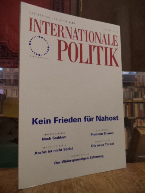 Deutsche Gesellschaft für Auswärtige Politik, Internationale Politik, Nr. 10, Ok Deutsche Gesellschaft für Auswärtige Politik, Internationale Politik, Nr. 10, Ok