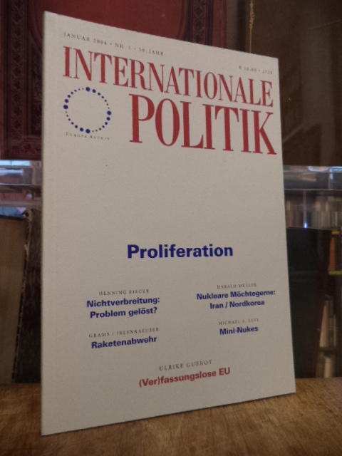 Deutsche Gesellschaft für Auswärtige Politik, Internationale Politik, Nr. 1, Jan Deutsche Gesellschaft für Auswärtige Politik, Internationale Politik, Nr. 1, Jan