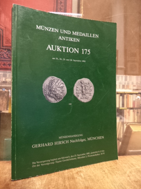 Münzhandlung Gerhard Hirsch / Auktionskatalog, Auktion 175: Münzen und Medaillen