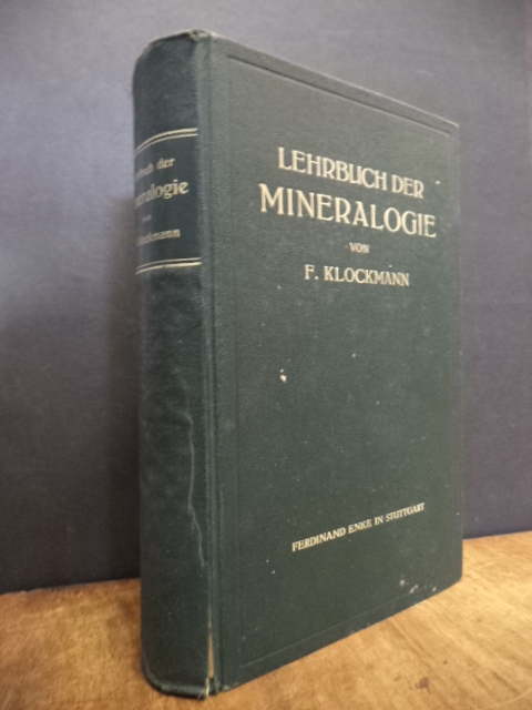 Klockmann, Lehrbuch der Mineralogie, Klockmann, Lehrbuch der Mineralogie,