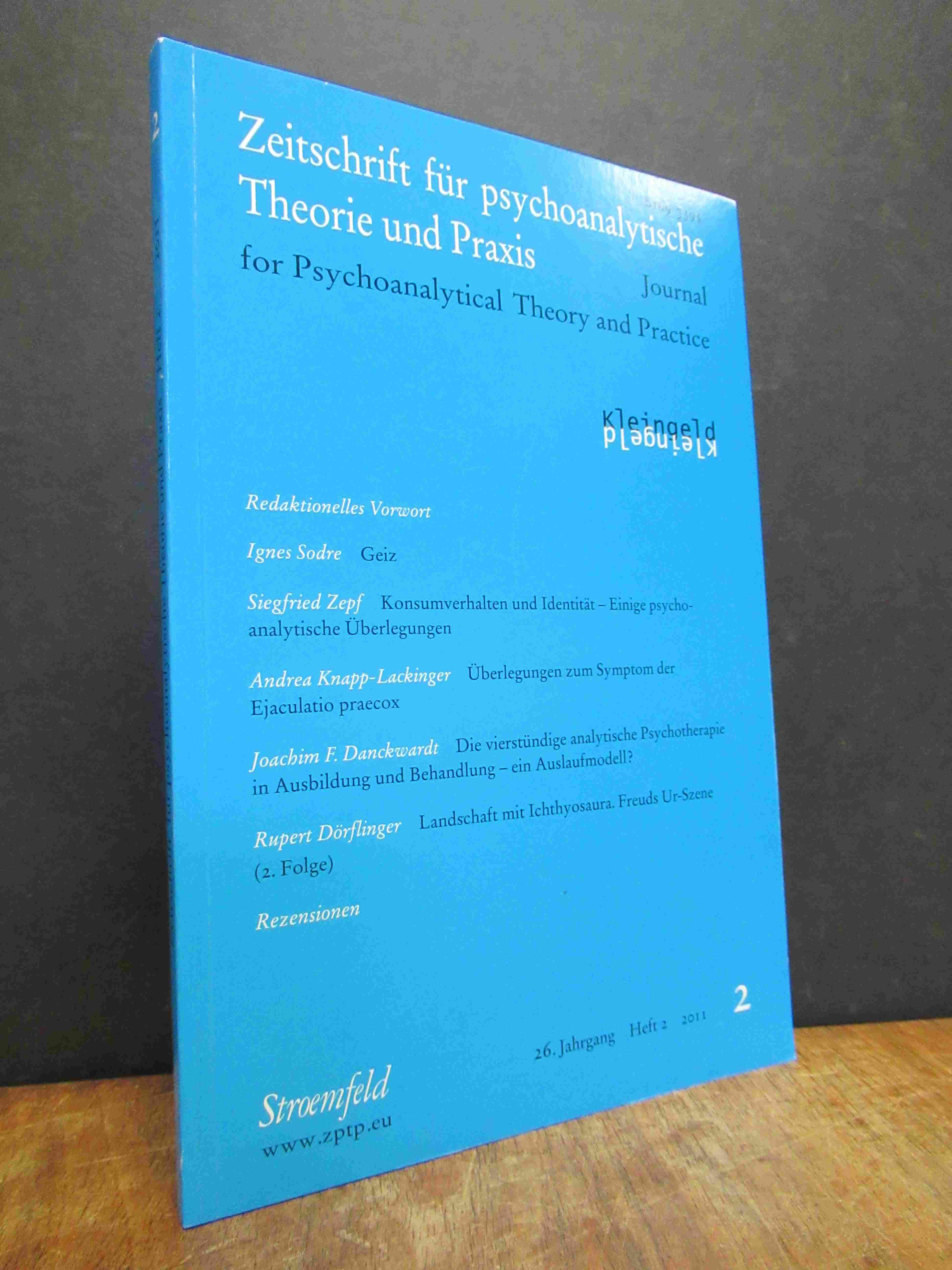 Kittler, Zeitschrift für psychoanalytische Theorie und Praxis – ZpTP, 26. Jahrga Kittler, Zeitschrift für psychoanalytische Theorie und Praxis – ZpTP, 26. Jahrga