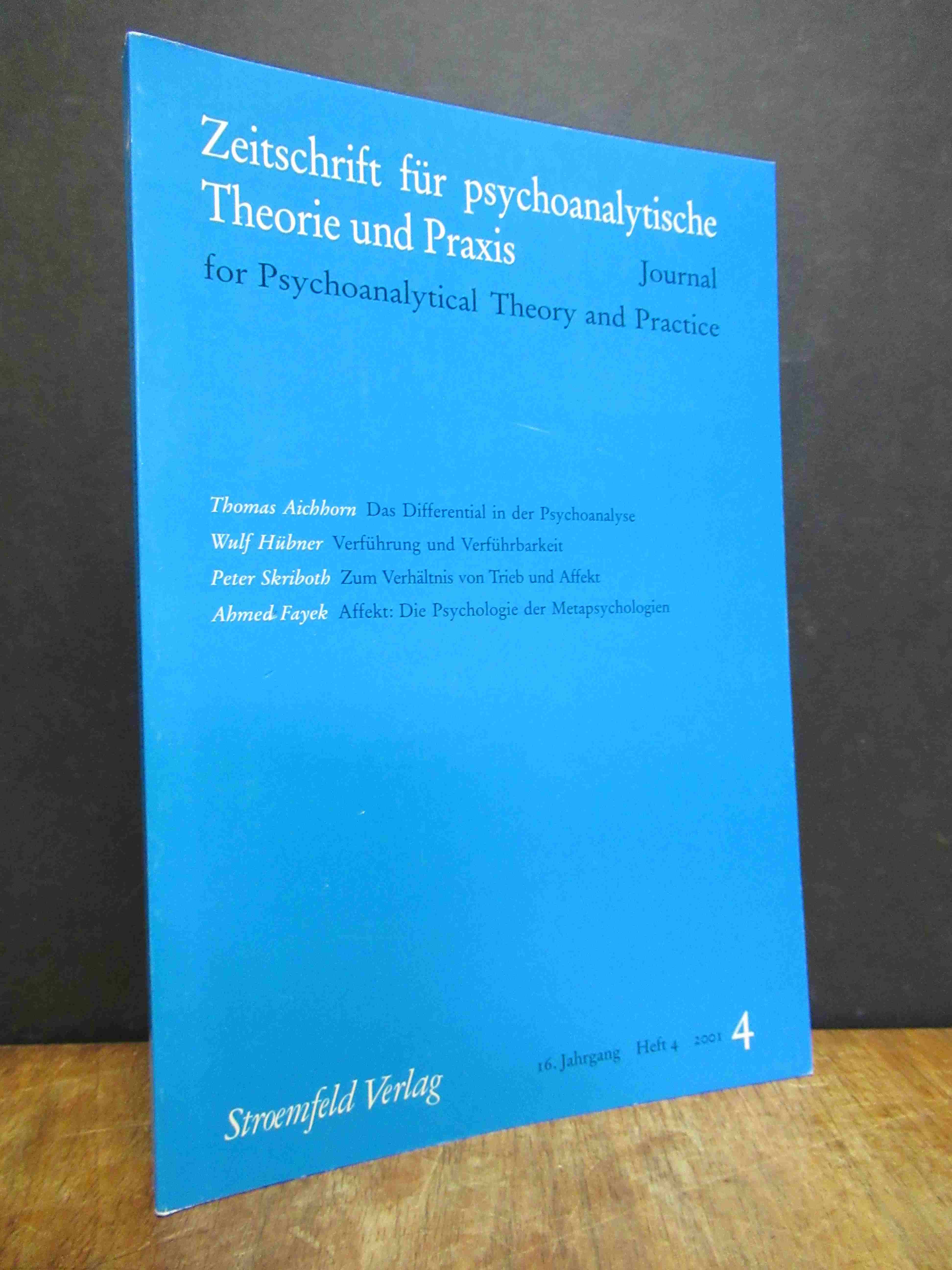 Kittler, Zeitschrift für psychoanalytische Theorie und Praxis – ZpTP, 16. Jahrga Kittler, Zeitschrift für psychoanalytische Theorie und Praxis – ZpTP, 16. Jahrga