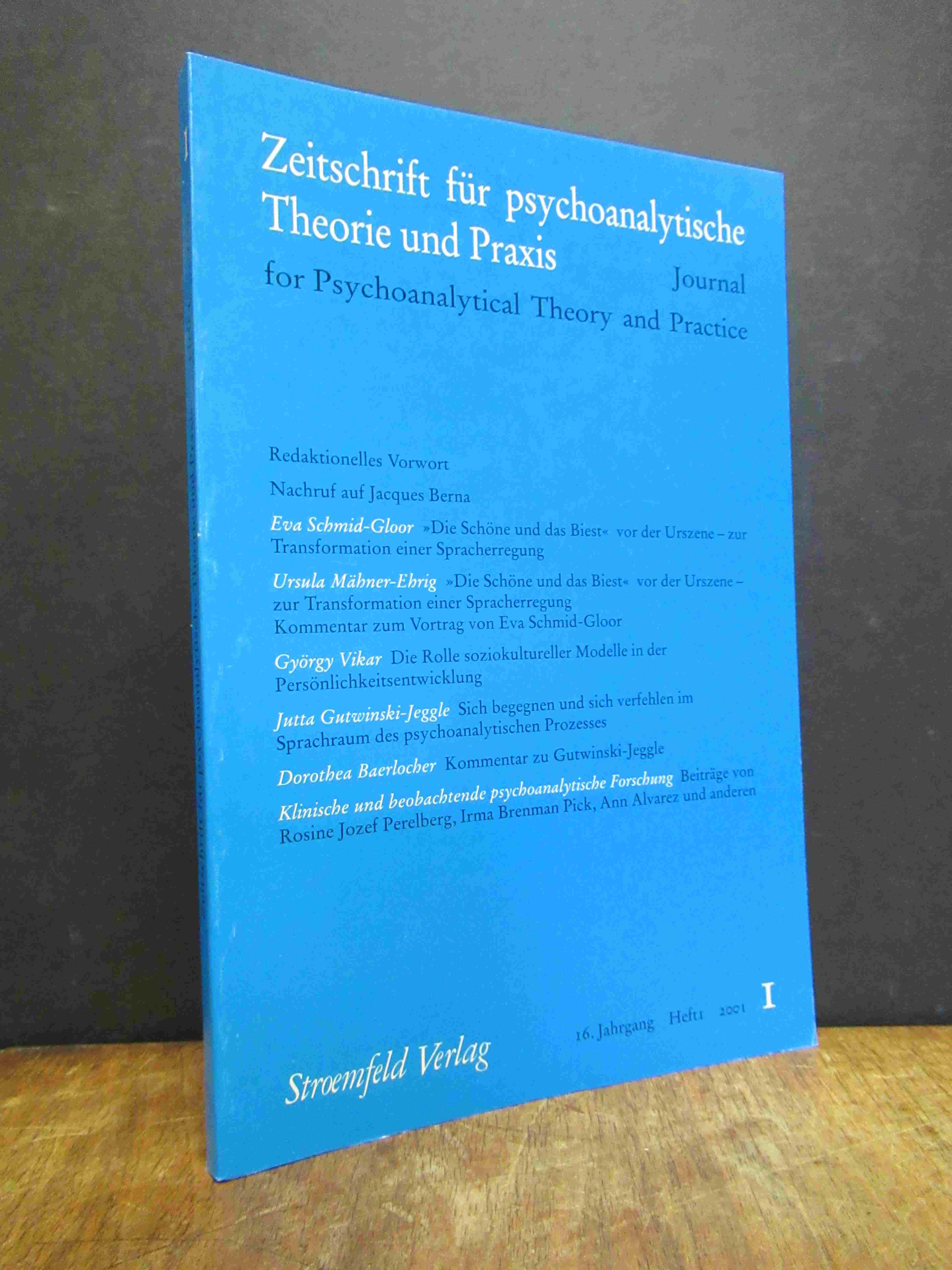 Kittler, Zeitschrift für psychoanalytische Theorie und Praxis – ZpTP, 16. Jahrga Kittler, Zeitschrift für psychoanalytische Theorie und Praxis – ZpTP, 16. Jahrga