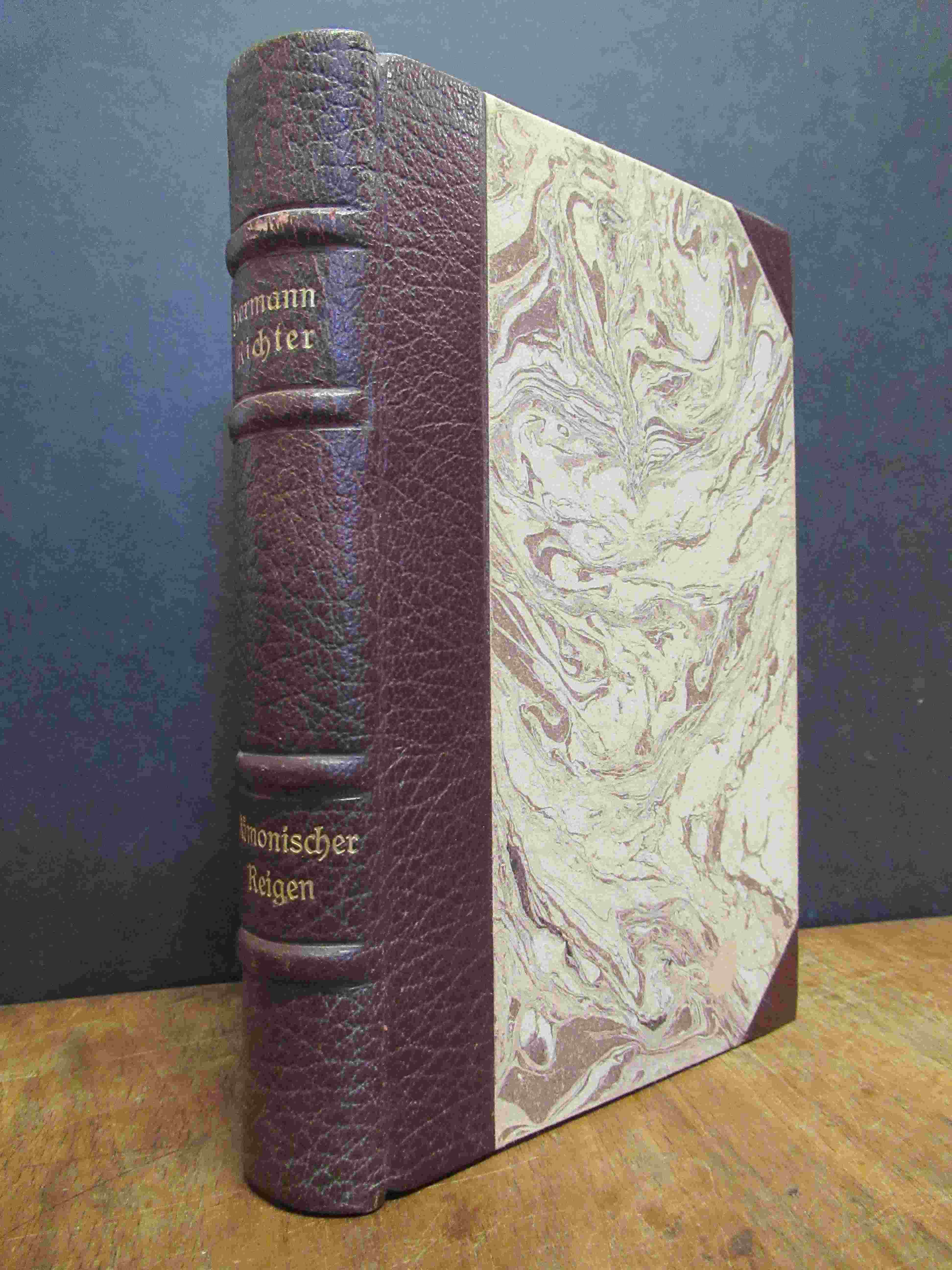 Handeinband / Richter, Dämonischer Reigen – Ein Paganini-Roman, Handeinband / Richter, Dämonischer Reigen – Ein Paganini-Roman,