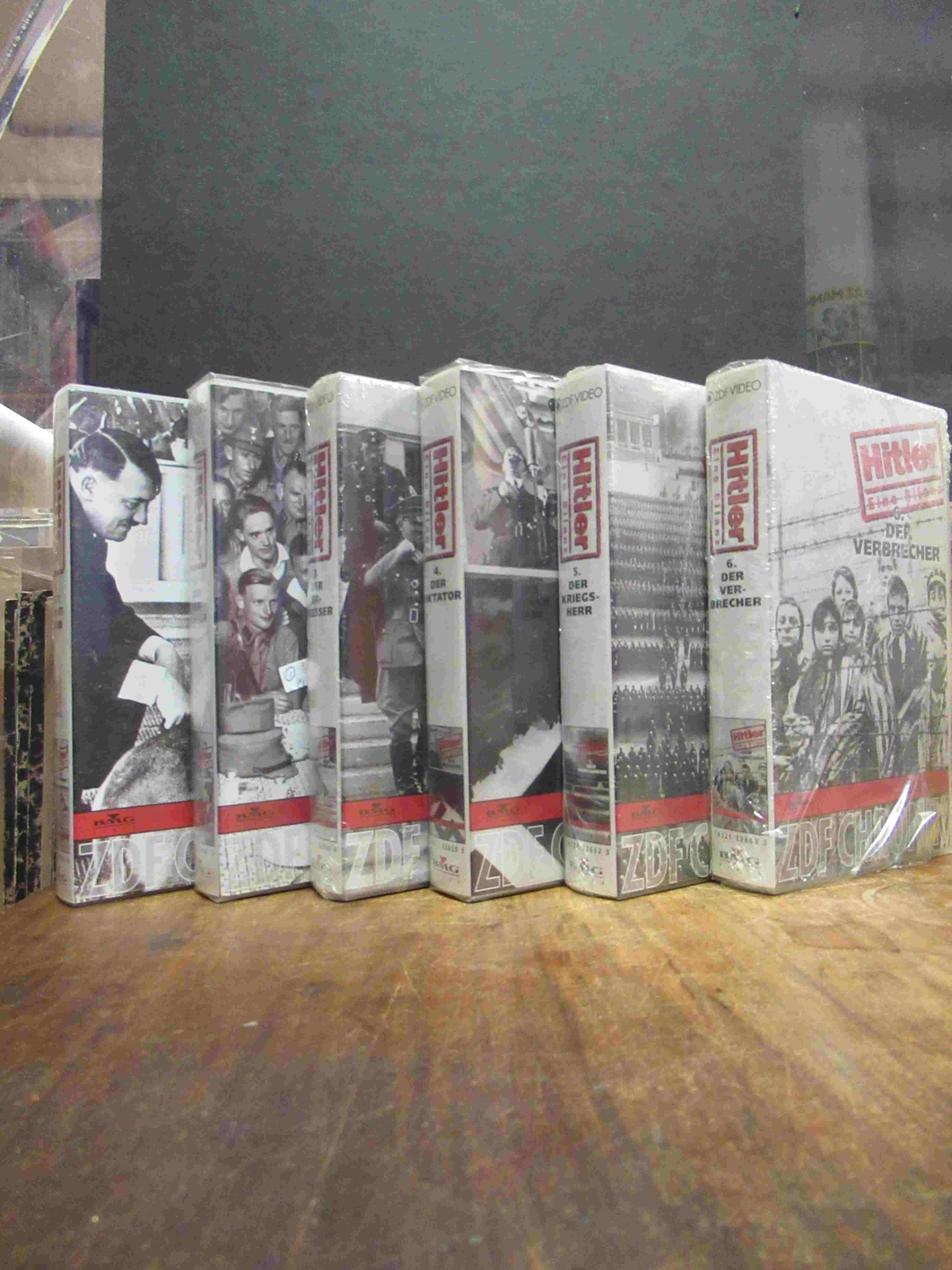 Hitler, Hitler – Eine Bilanz , 6 VHS Videokassetten, Hitler, Hitler – Eine Bilanz , 6 VHS Videokassetten,