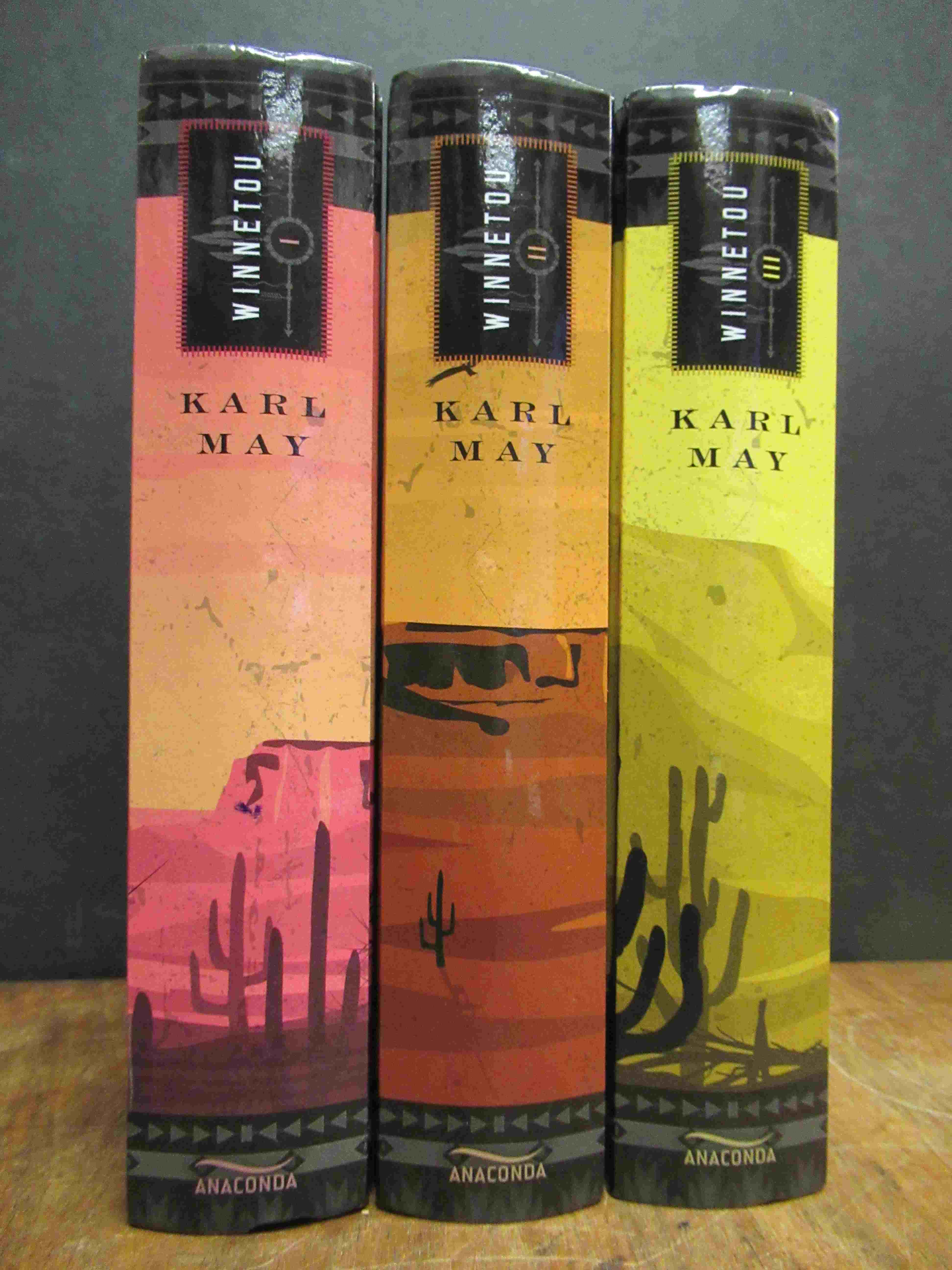 May, Winnetou, Band I, II und III, 3 Bände (= alles), May, Winnetou, Band I, II und III, 3 Bände (= alles),