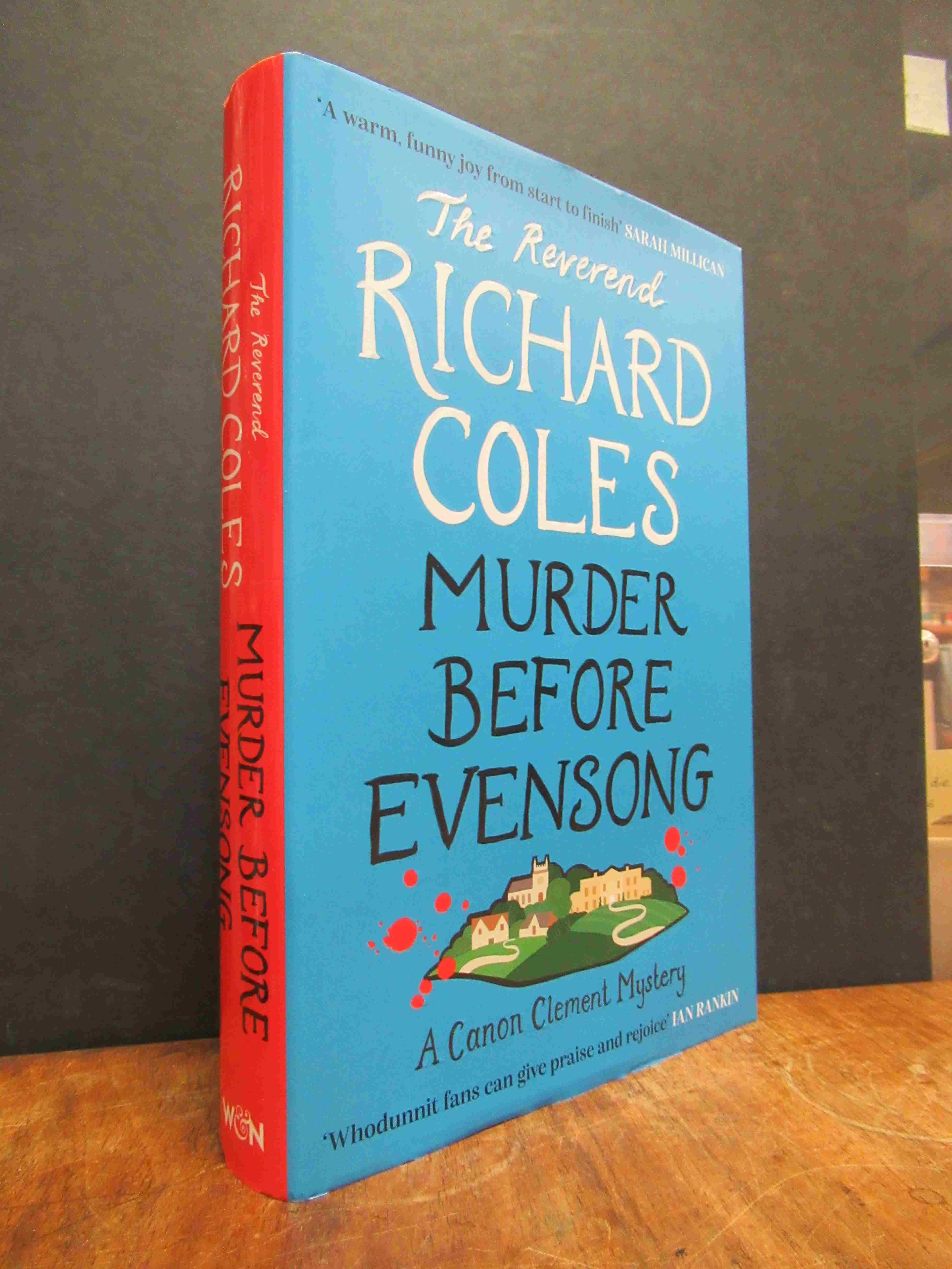 Coles, Murder before Evensong – A Canon Clement Mystery, Coles, Murder before Evensong – A Canon Clement Mystery,