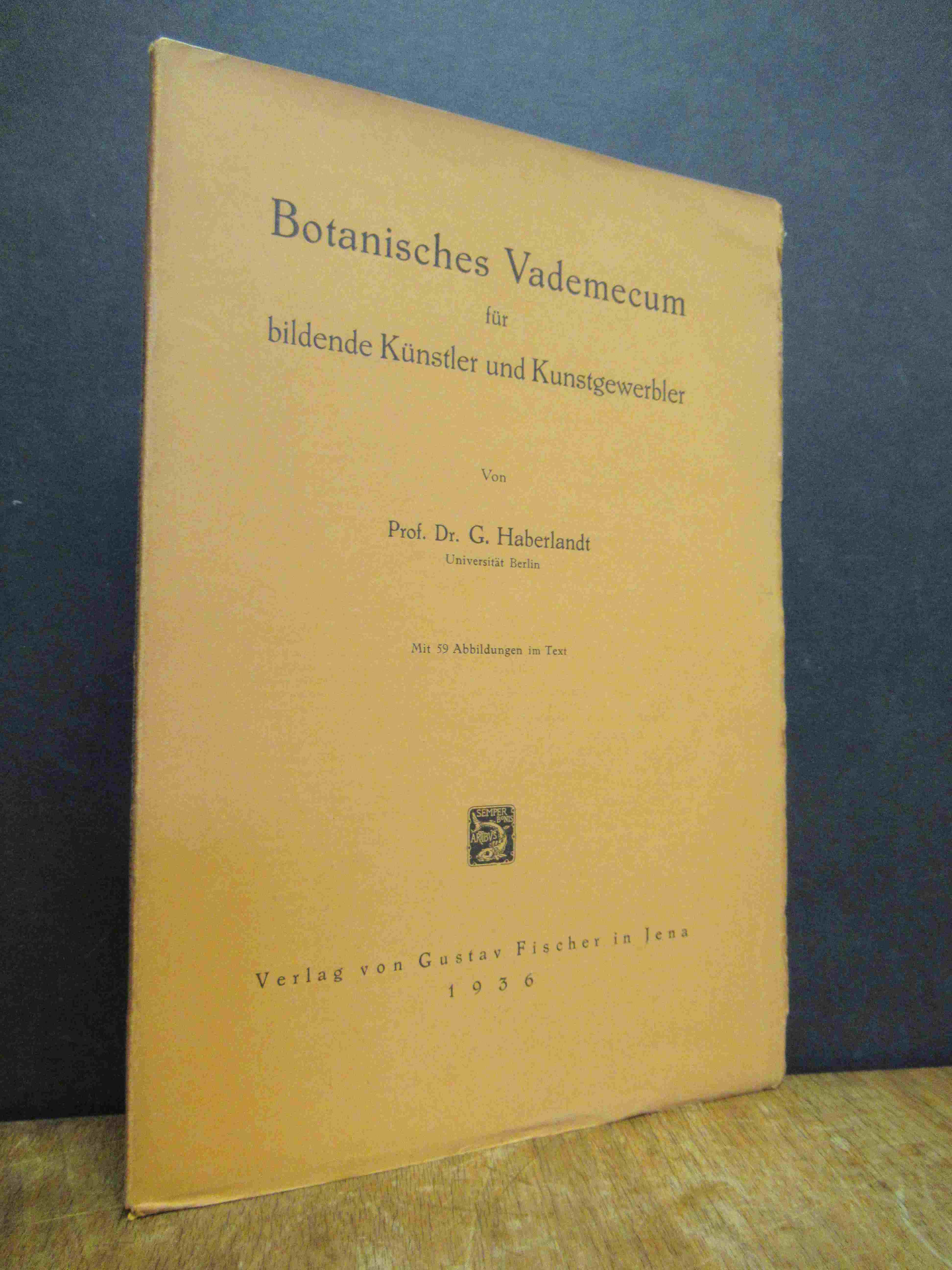 Haberlandt, Botanisches Vademecum für bildende Künstler und Kunstgewerbler,