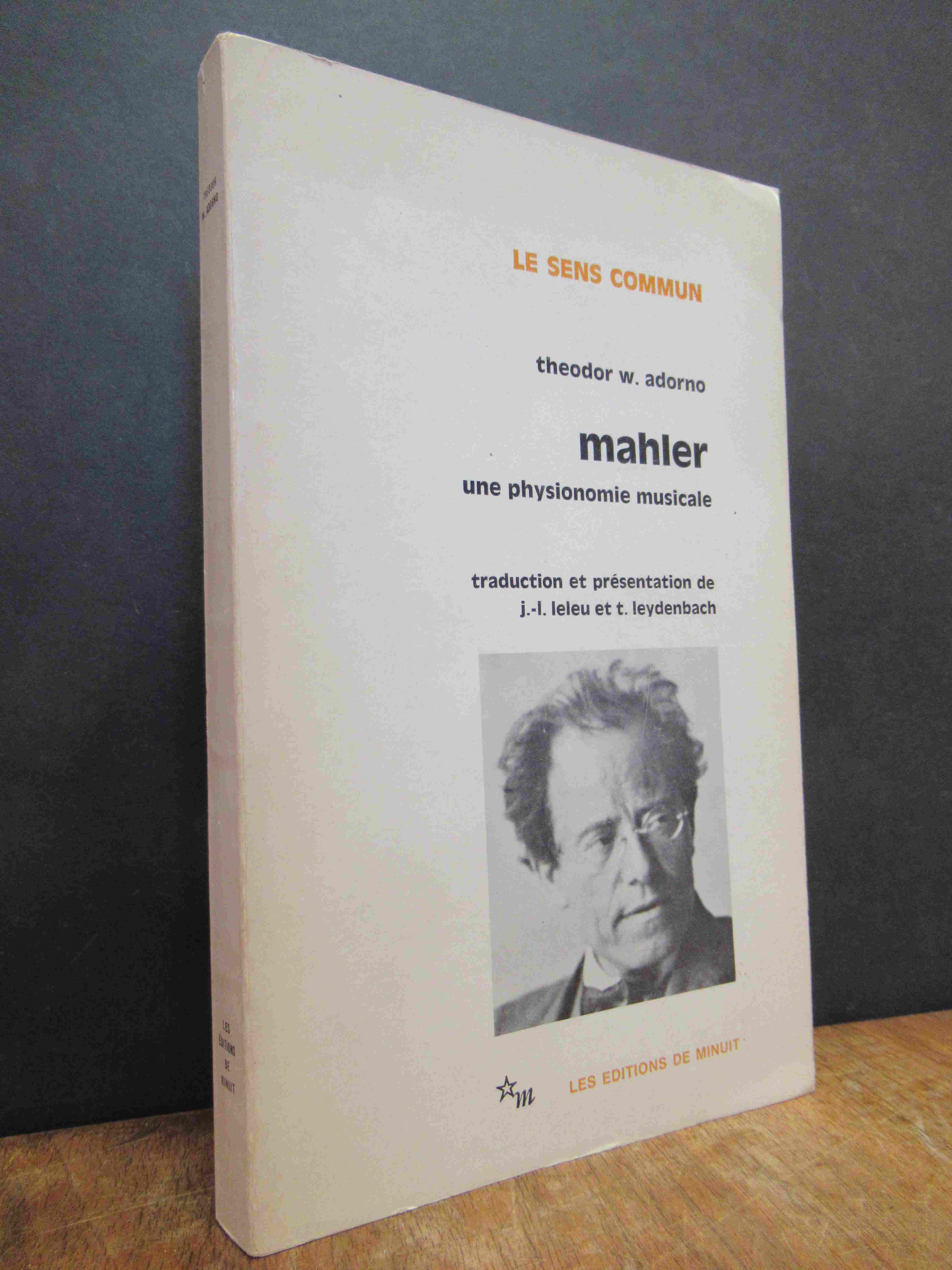 Adorno, Mahler une physionomie musicale,