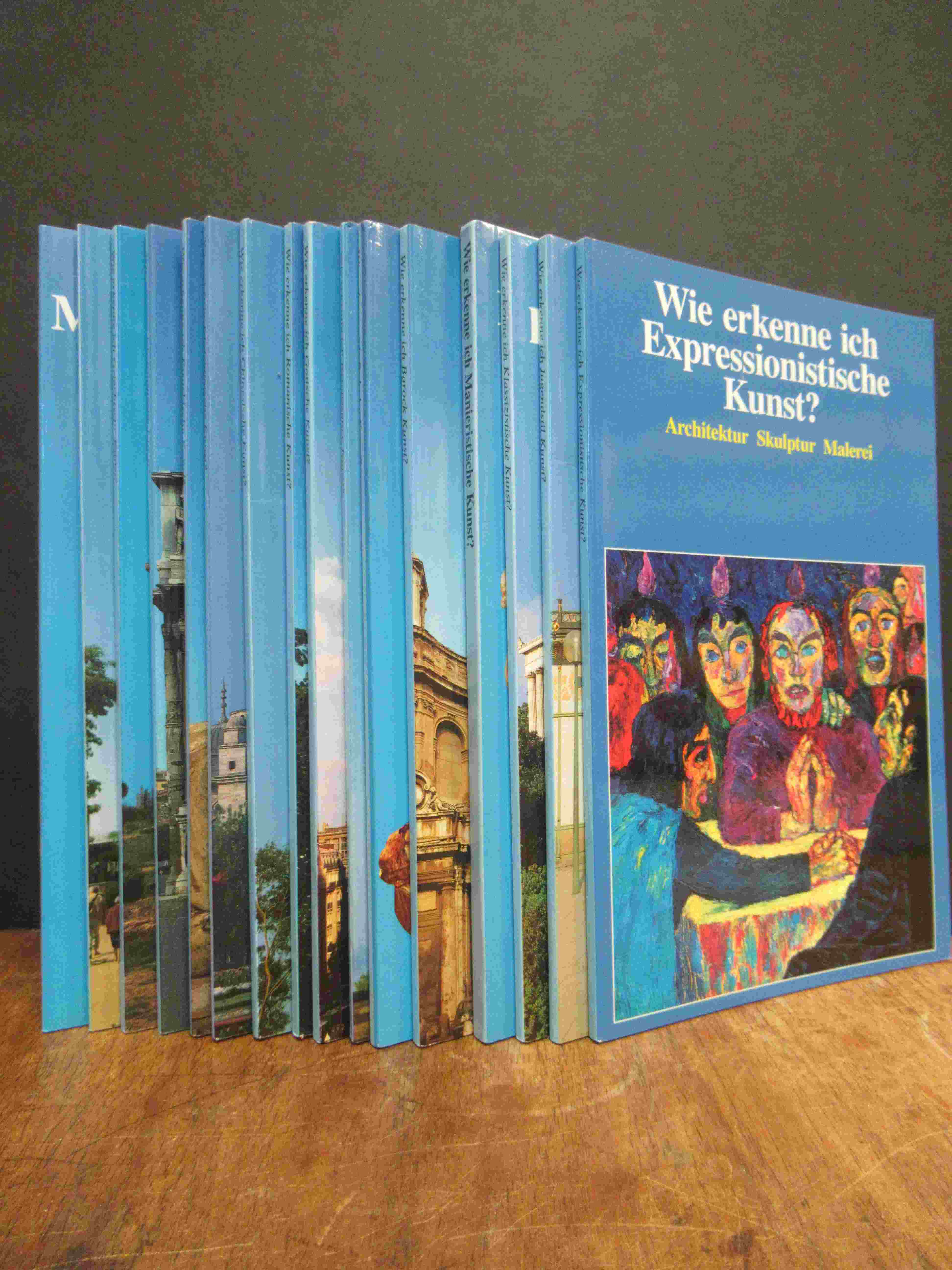Lindinger, Wie erkenne ich … Kunst? – 16 Bände der Reihe (= alles), Lindinger, Wie erkenne ich … Kunst? – 16 Bände der Reihe (= alles),