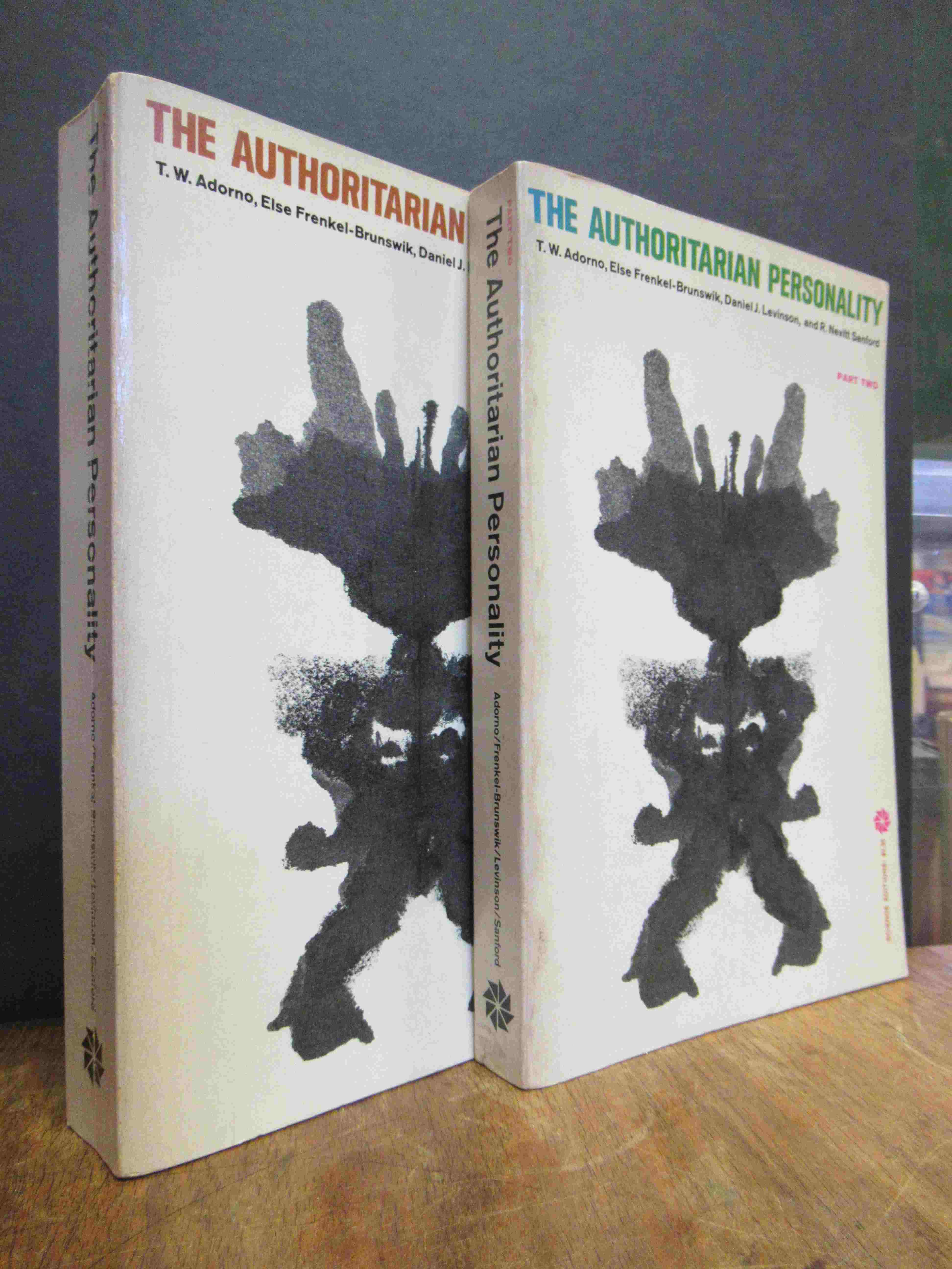 Adorno, The Authoritarian Personality, 2 Volumes / 2 Bände (= alles), Adorno, The Authoritarian Personality, 2 Volumes / 2 Bände (= alles),