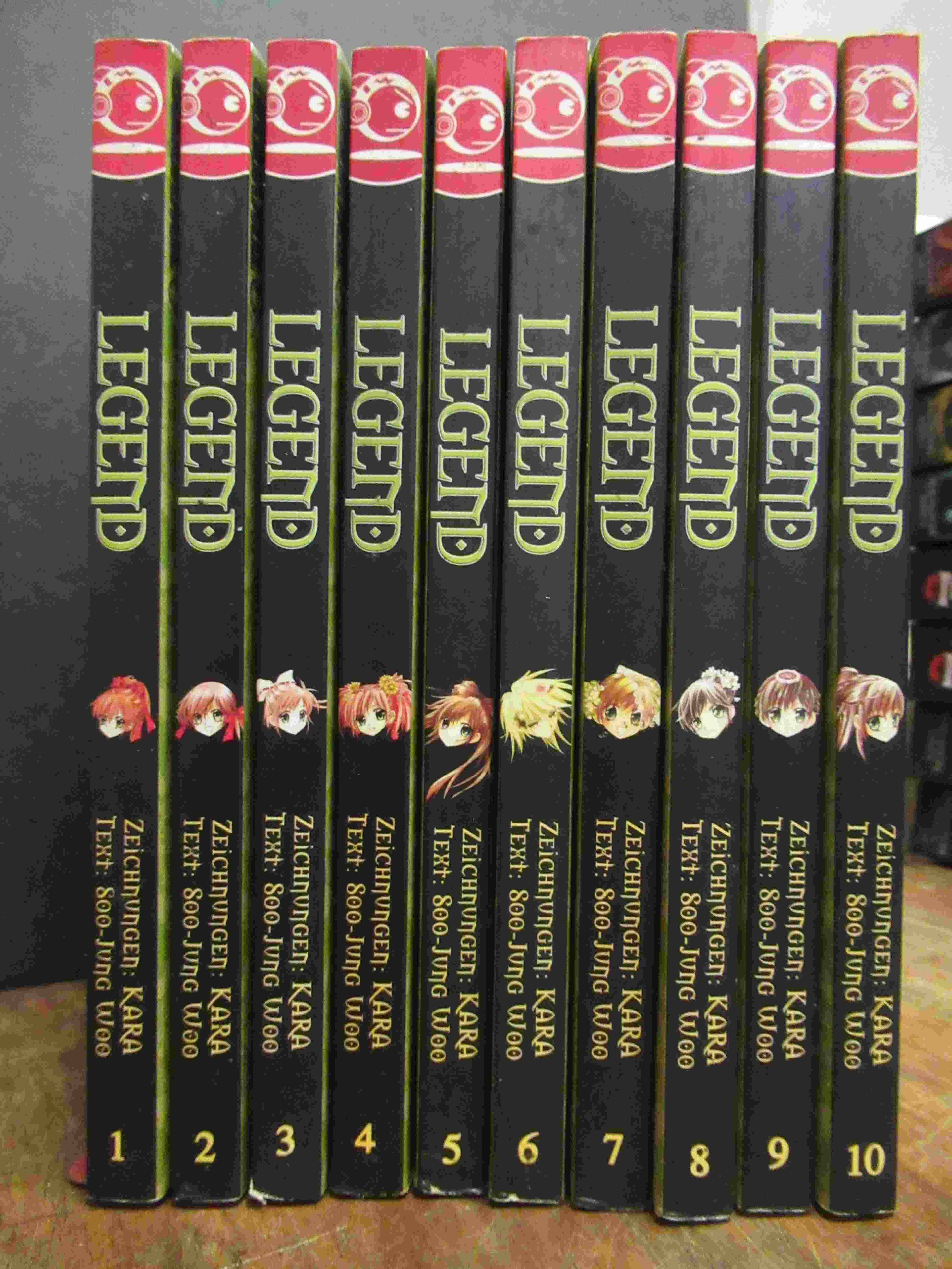 Legend, Bände 1-10 (= alles), Legend, Bände 1-10 (= alles),