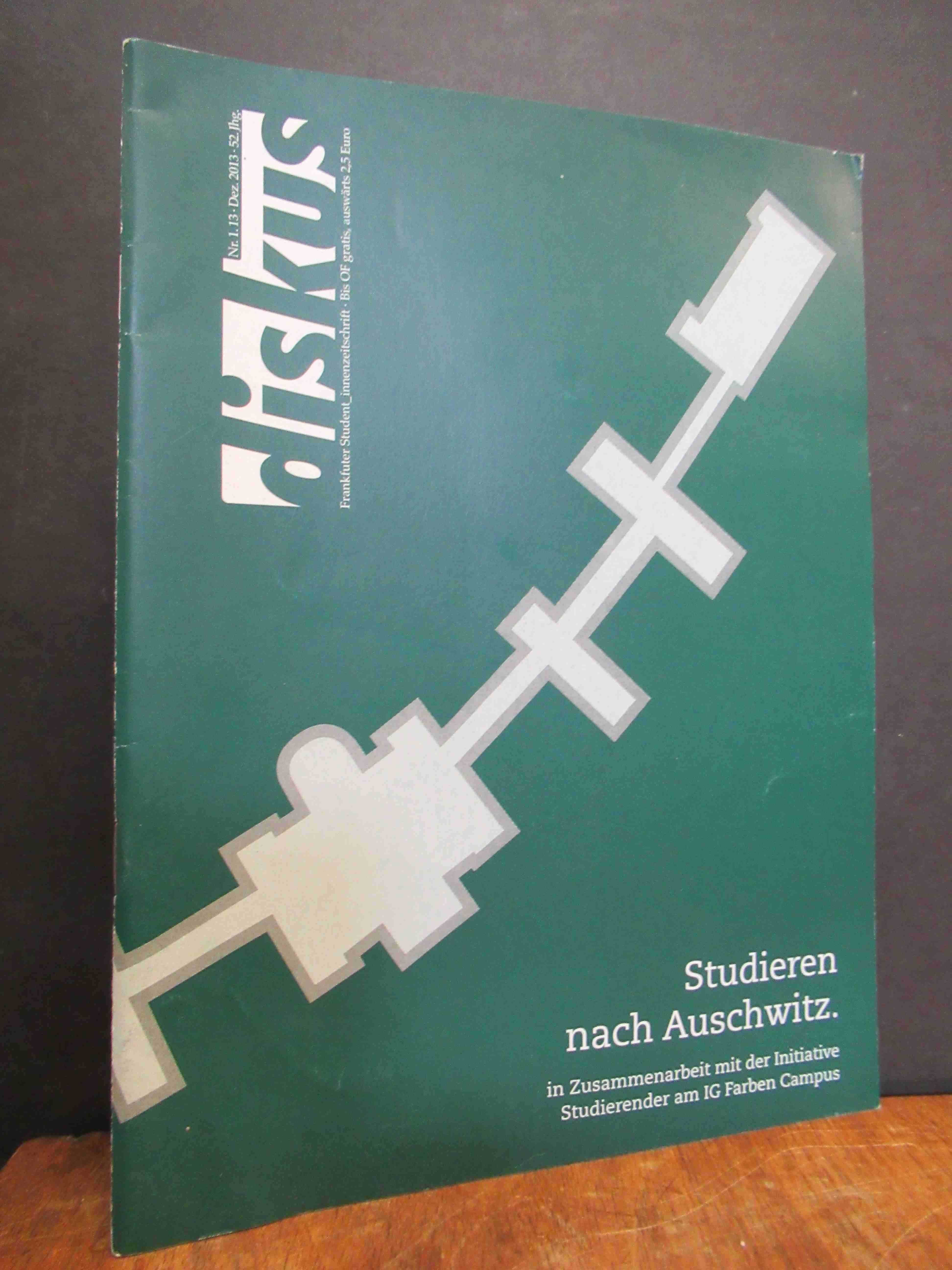 Krumbügel, diskus – Frankfurter Studentinnenzeitschrift, Heft Nr. 1.13, Dezember Krumbügel, diskus – Frankfurter Studentinnenzeitschrift, Heft Nr. 1.13, Dezember