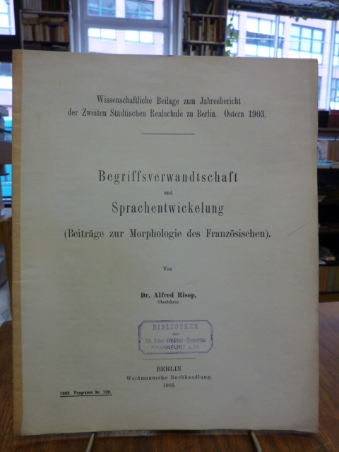 Bergmann, Begriffsverwandschaft Sprachentwicklung (Beiträge zur Morphologie des