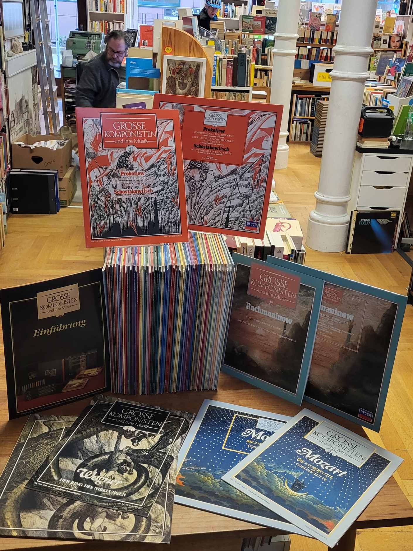 Rommelspacher, Große Komponisten und ihre Musik, 51 Schallplatten mit den entspr Rommelspacher, Große Komponisten und ihre Musik, 51 Schallplatten mit den entspr