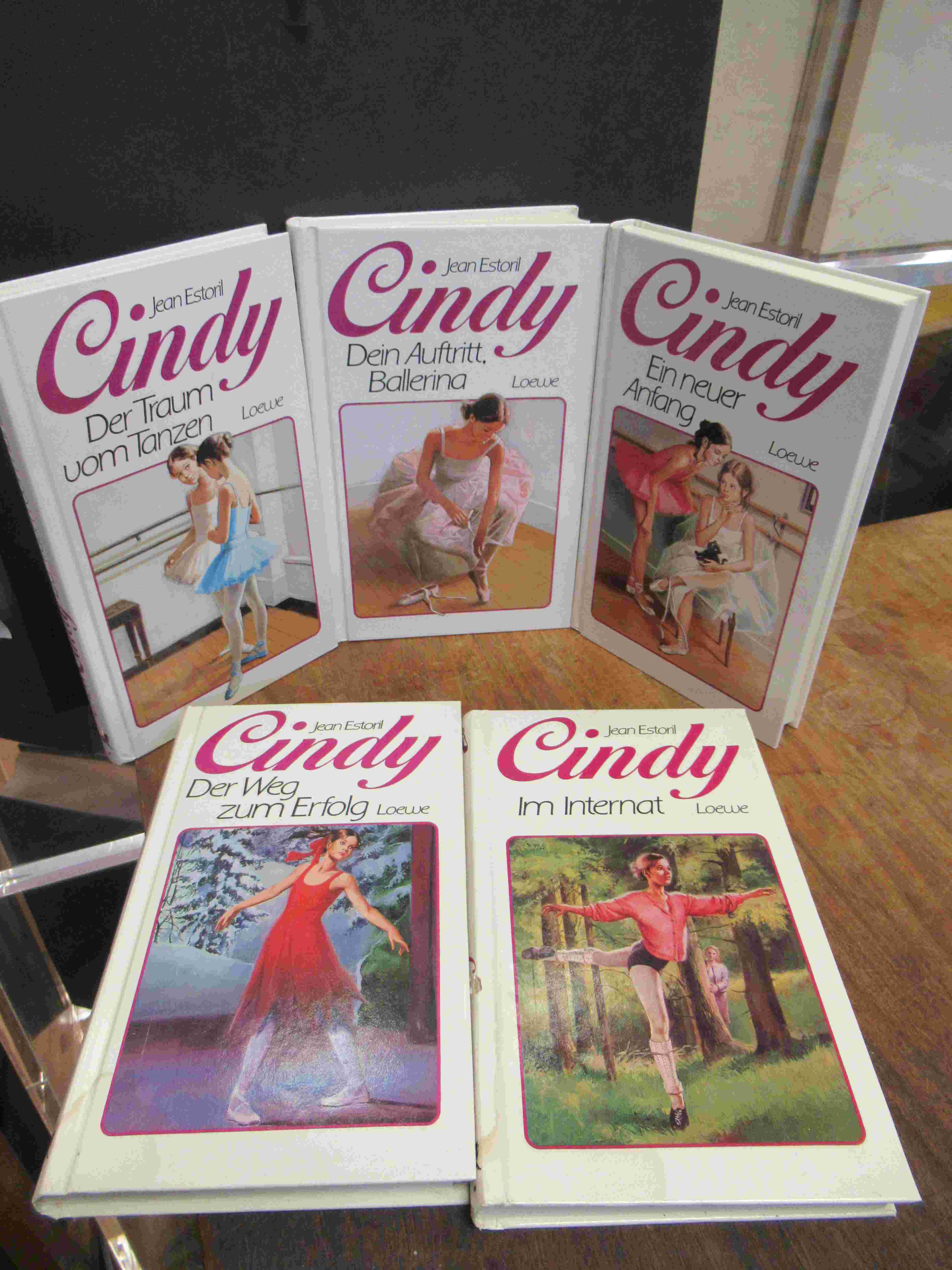 Estoril, Konvolut der ersten fünf (5) Bänden Cindy, Estoril, Konvolut der ersten fünf (5) Bänden Cindy,