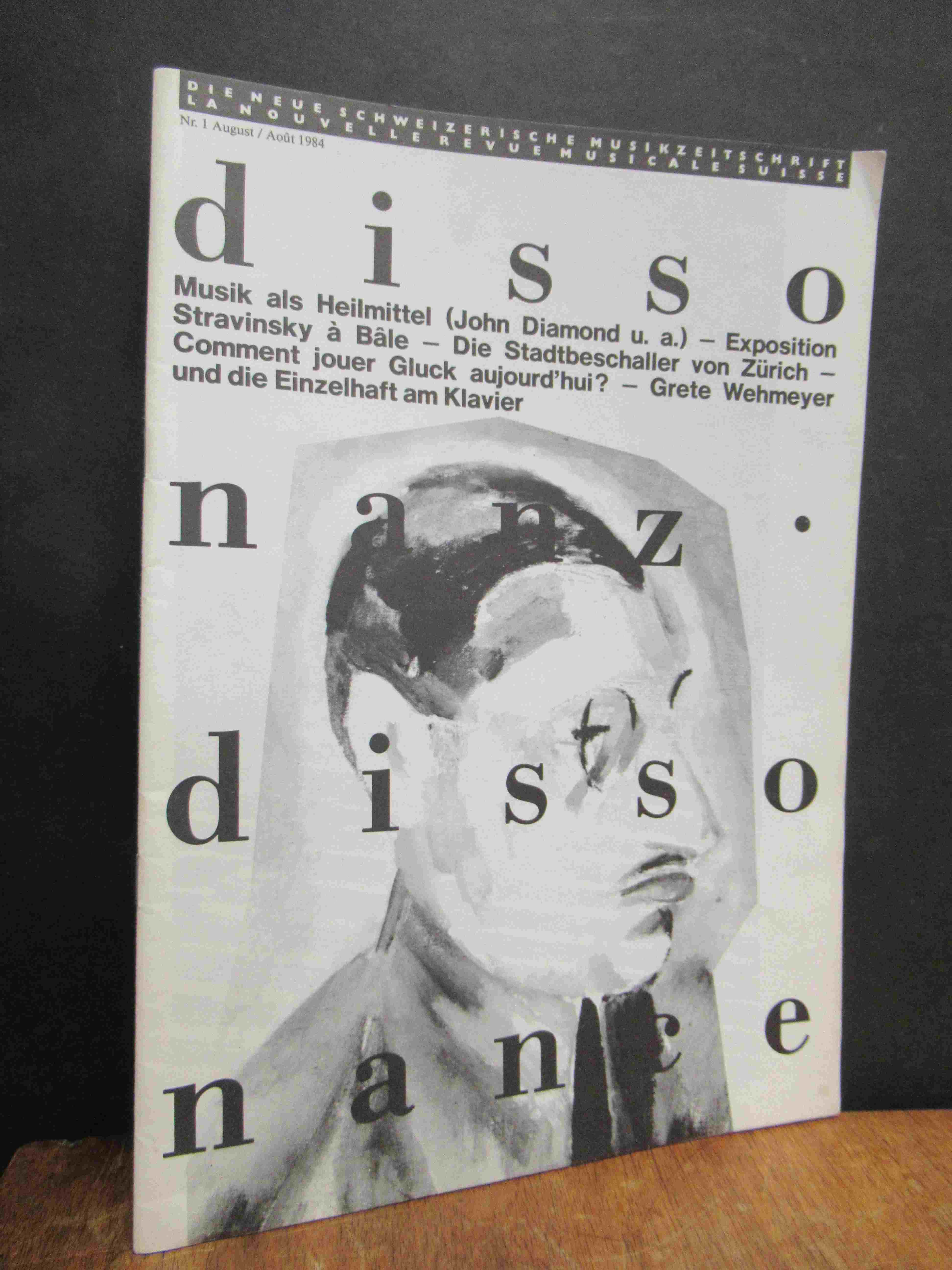 Dissonanz = Dissonance, Heft 1, August 1984, Dissonanz = Dissonance, Heft 1, August 1984,