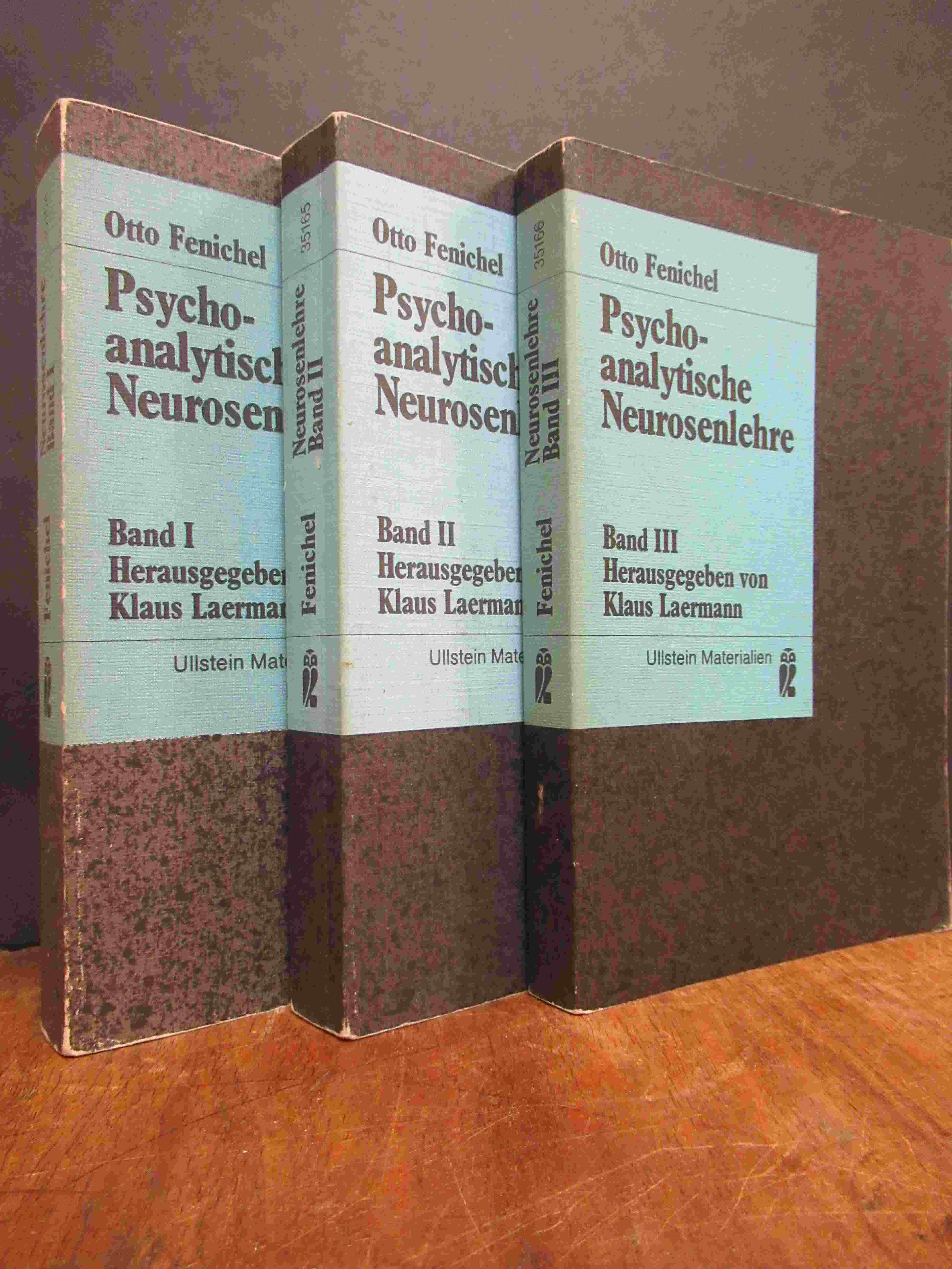 Fenichel, Psychoanalytische Neurosenlehre, Band I (1), II (2) und III (3), 3 Bän Fenichel, Psychoanalytische Neurosenlehre, Band I (1), II (2) und III (3), 3 Bän