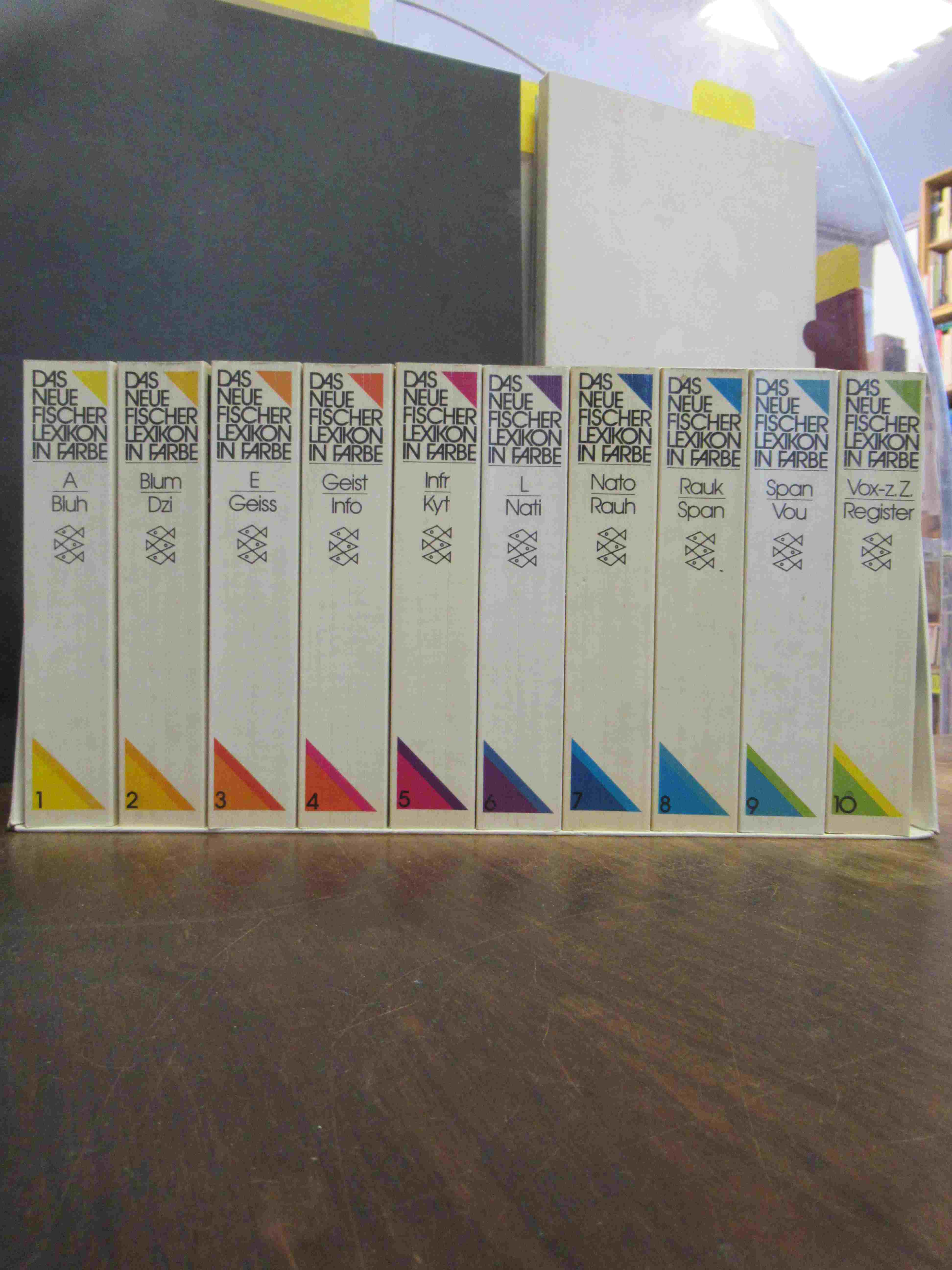 Das neue Fischer Lexikon in Farbe, 10 Bände (= alles), Das neue Fischer Lexikon in Farbe, 10 Bände (= alles),