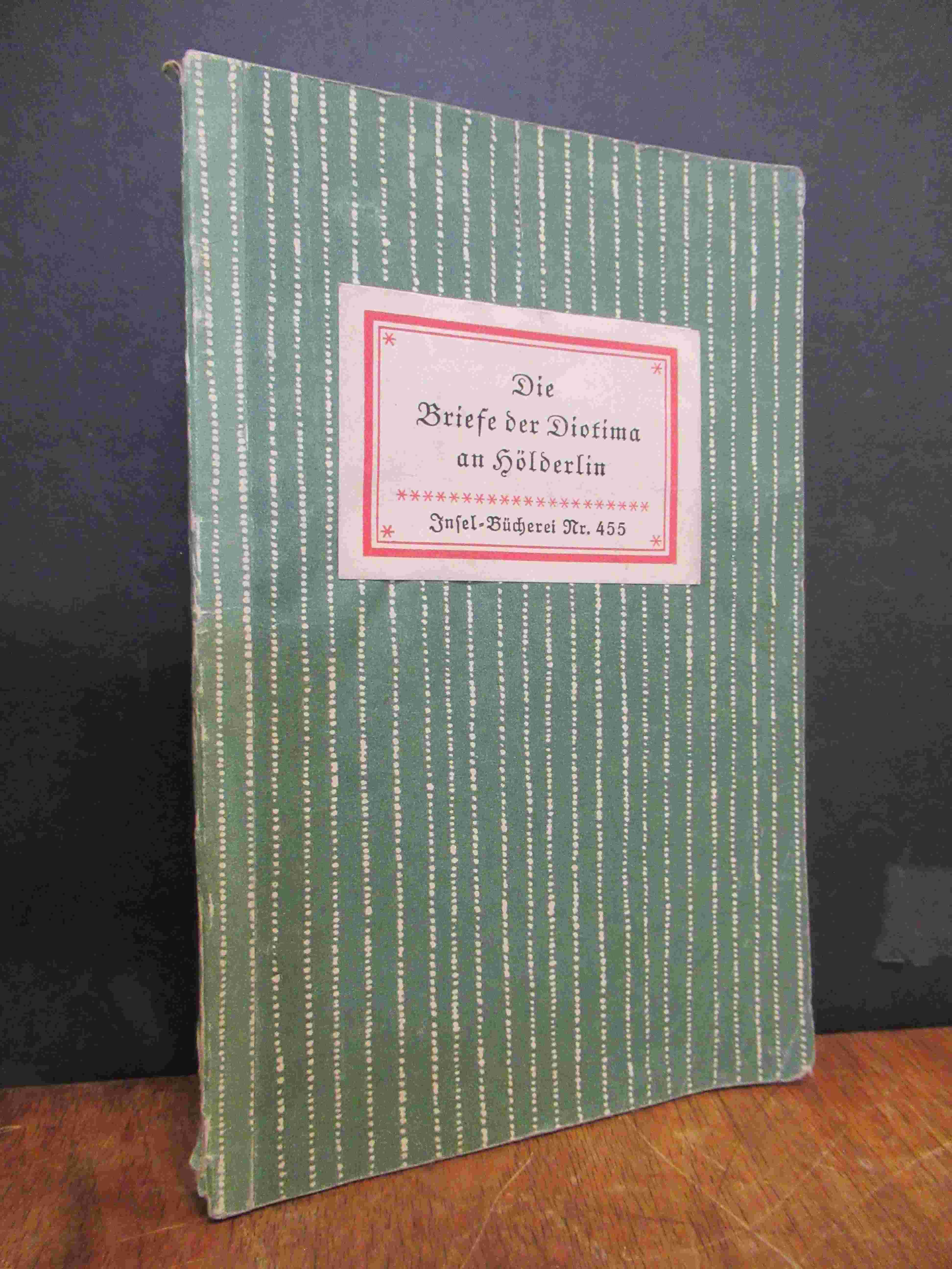 IB 455 / Vietor, Die Briefe der Diotima,