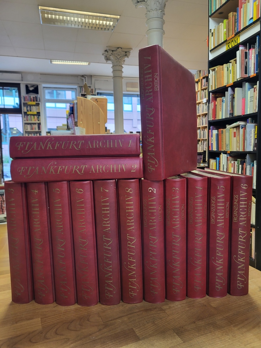Klötzer, Frankfurt Archiv, Ordner 1 bis 8 und die 6 Ergänzungs-Ordner (auch: Erg Klötzer, Frankfurt Archiv, Ordner 1 bis 8 und die 6 Ergänzungs-Ordner (auch: Erg