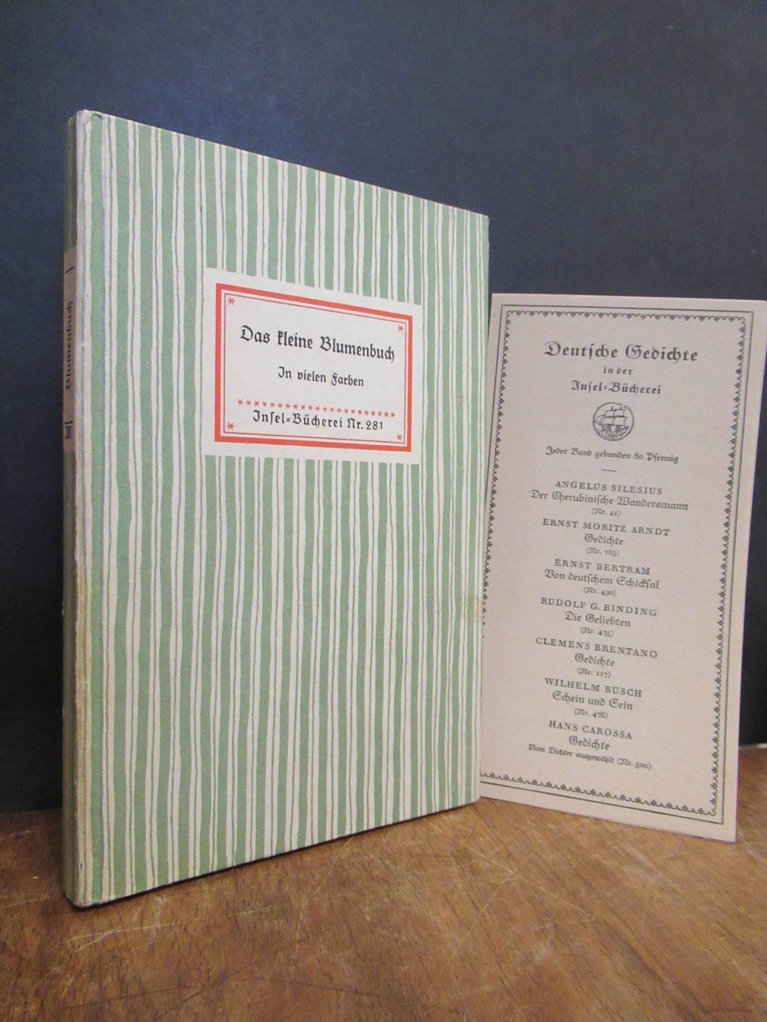 IB 0281, Das kleine Blumenbuch [Untertitel auf Vorderdeckel: ‚In vielen Farben‘]