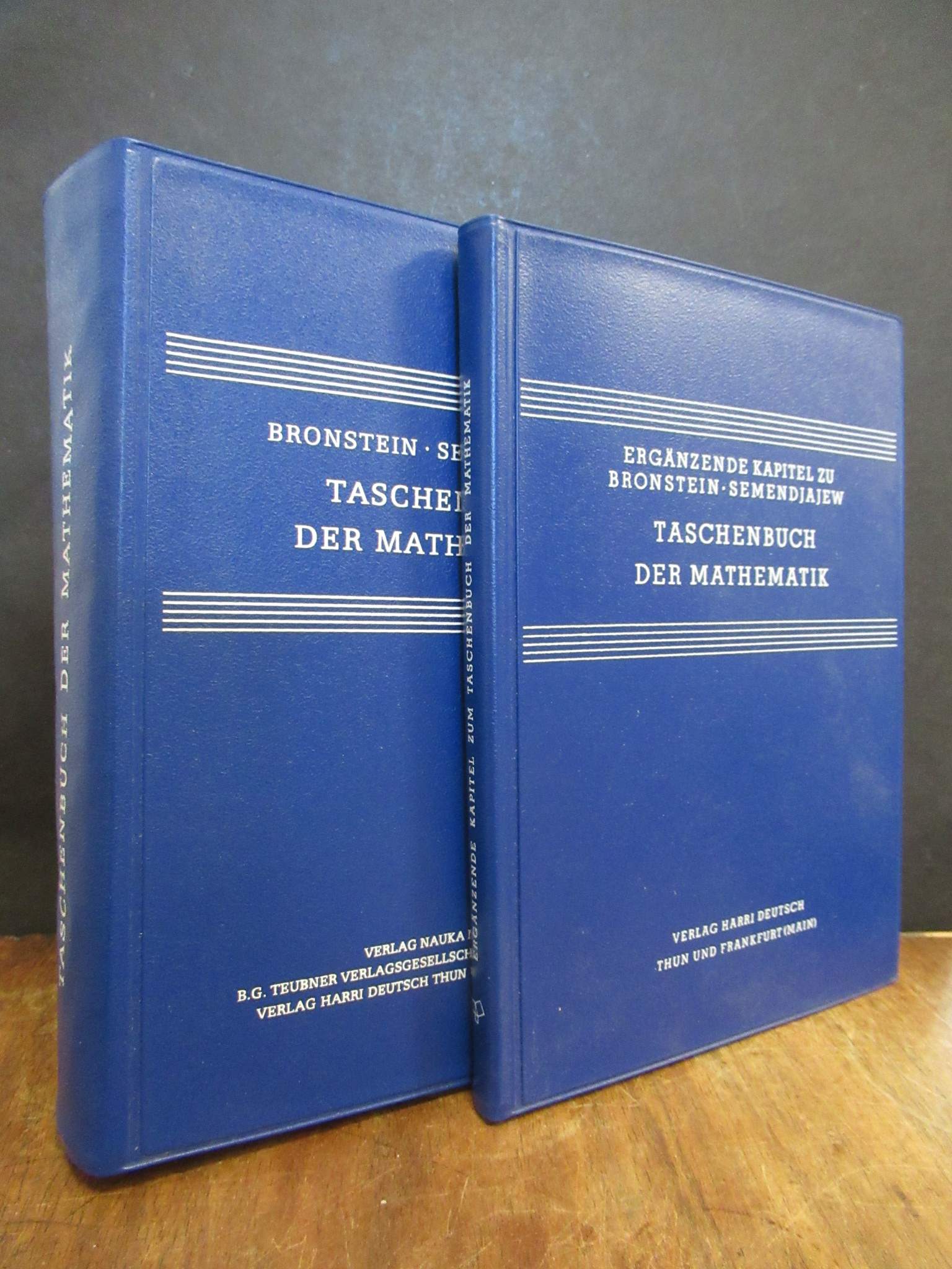 Bronstein, Taschenbuch der Mathematik / Ergänzende Kapitel zu Taschenbuch der Ma Bronstein, Taschenbuch der Mathematik / Ergänzende Kapitel zu Taschenbuch der Ma