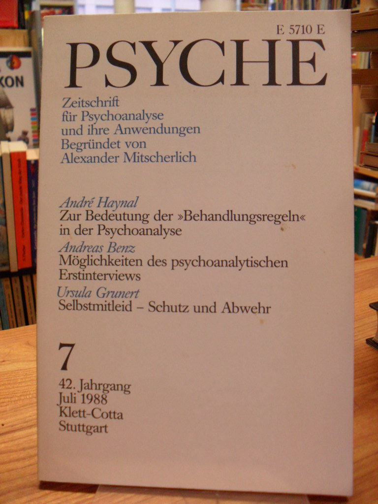 Bohleber, Psyche – Zeitschrift für Psychoanalyse und ihre Anwendungen, 42. Jahrg