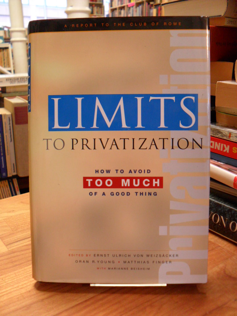 Limits to Privatization – How to Avoid Too Much of a Good Thing – A Report to th