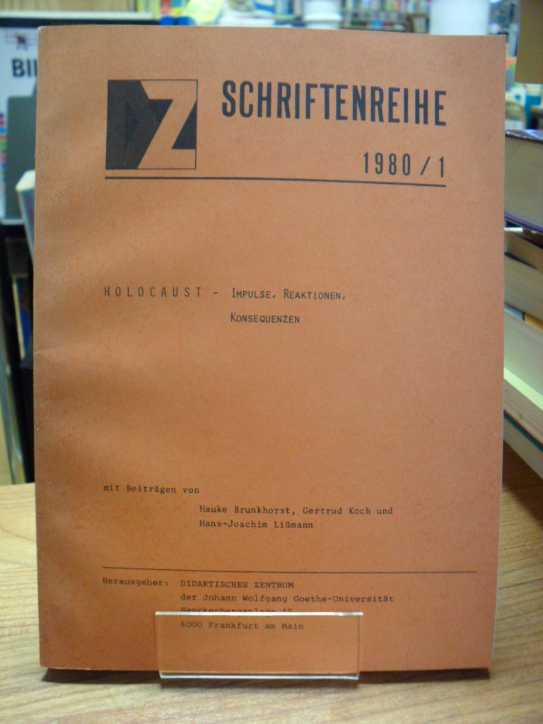 Didaktisches Zentrum der Johann Wolfgang Goethe-Universität, DZ Schriftenreihe H Didaktisches Zentrum der Johann Wolfgang Goethe-Universität, DZ Schriftenreihe H