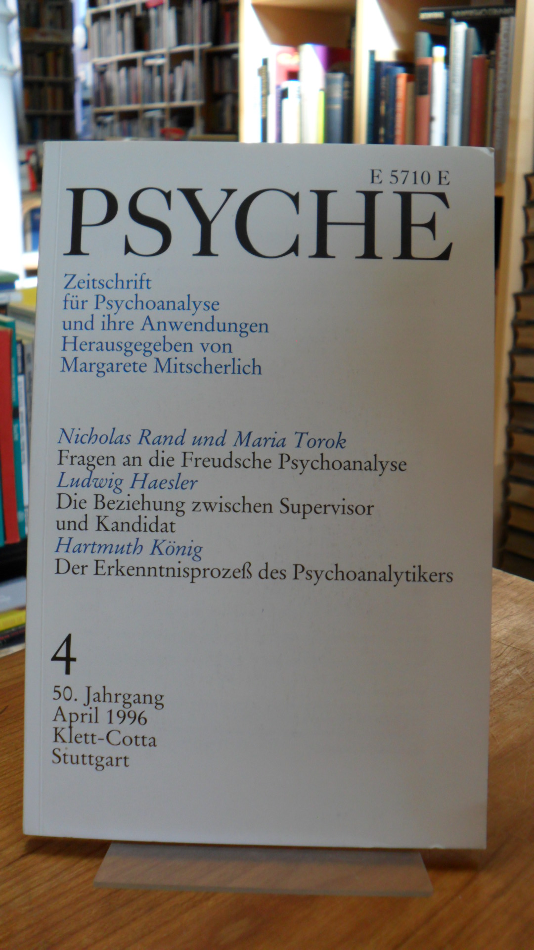 Bohleber, Psyche – Zeitschrift für Psychoanalyse und ihre Anwendungen, Heft 4