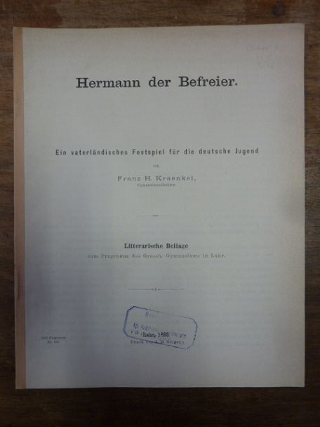 Kraenkel, Hermann der Befreier,