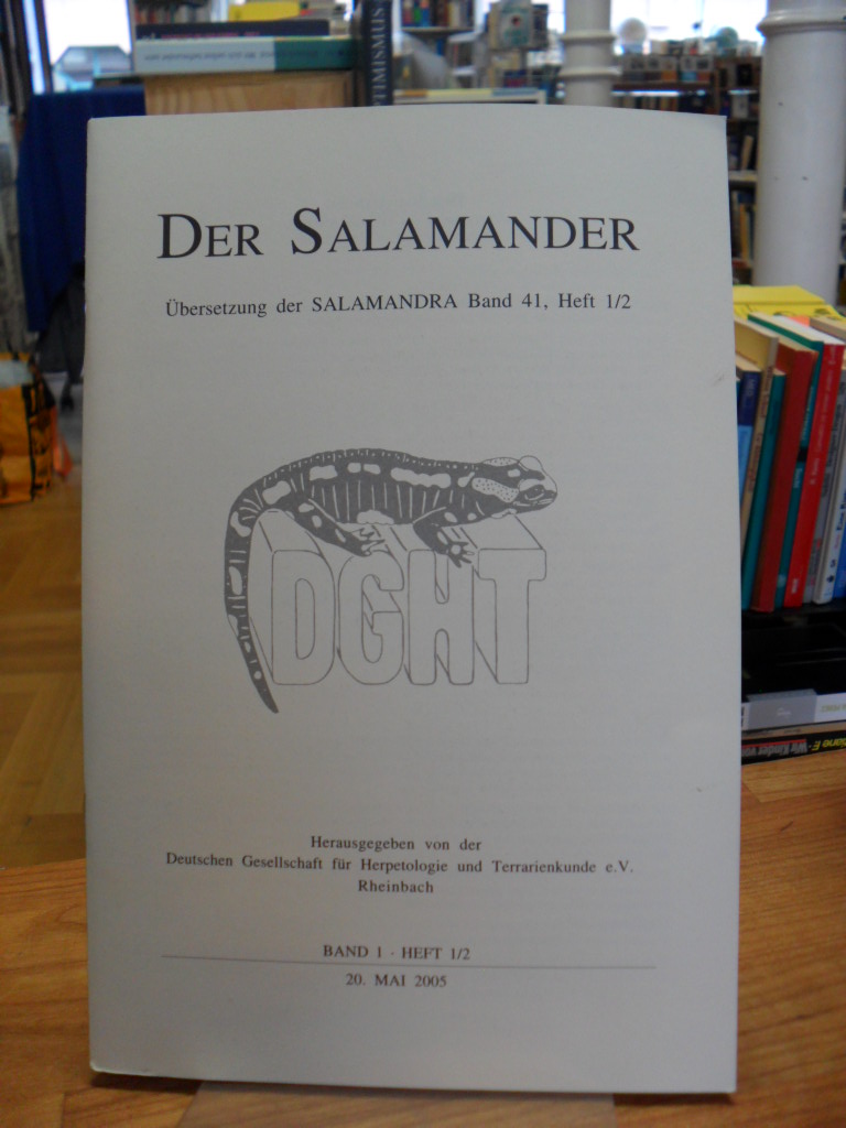 Deutsche Gesellschaft für Herpetologie und Terrarienkunde e. V., Der Salamander Deutsche Gesellschaft für Herpetologie und Terrarienkunde e. V., Der Salamander