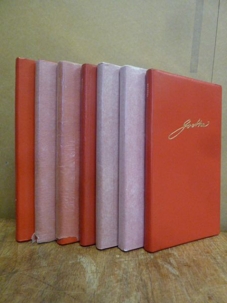 Goethe, Konvolut: 7 Stück: Goethe Kalender auf das Jahr  1983, 1984, 1985, 1986,