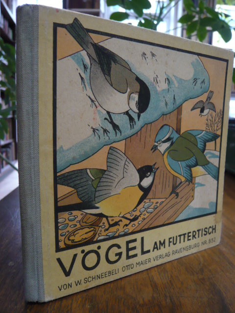 Schneebeli, Vögel am Futtertisch, Schneebeli, Vögel am Futtertisch,
