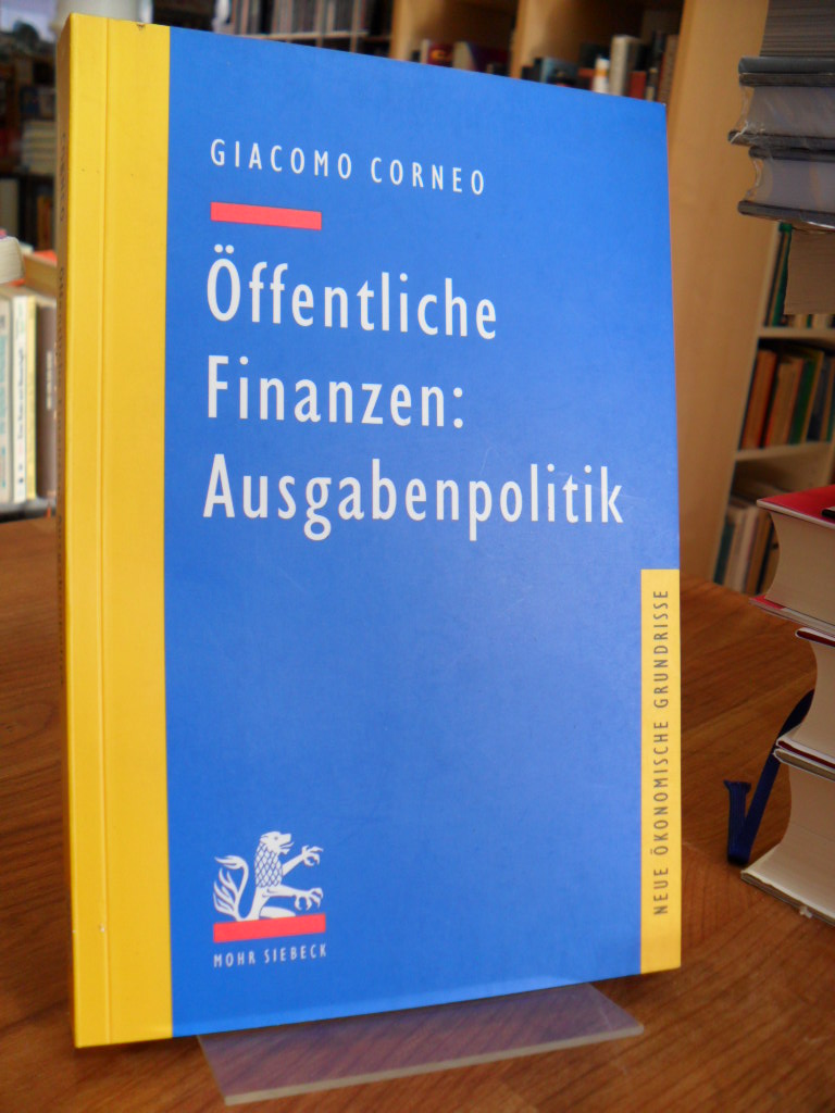 Corneo, Öffentliche Finanzen: Ausgabenpolitik,