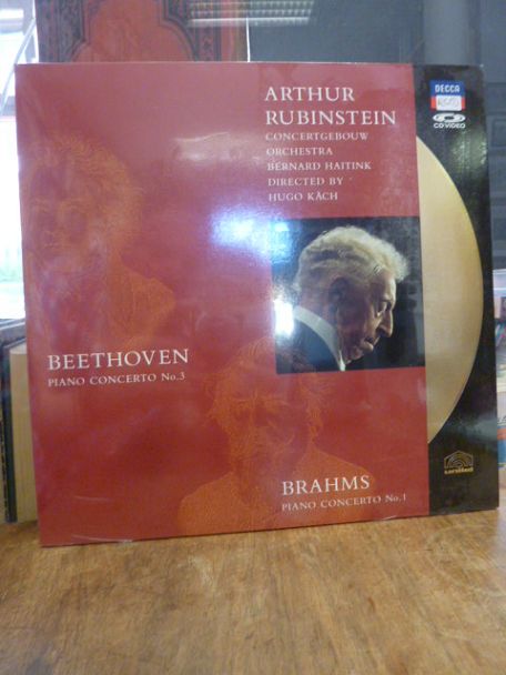Beethoven, Beethoven Piano Concerto No. 3, Brahms Piano Concerto No. 1 [als CD-V