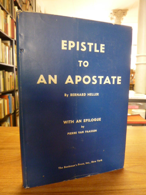 Epistle to an Apostate, Epistle to an Apostate,