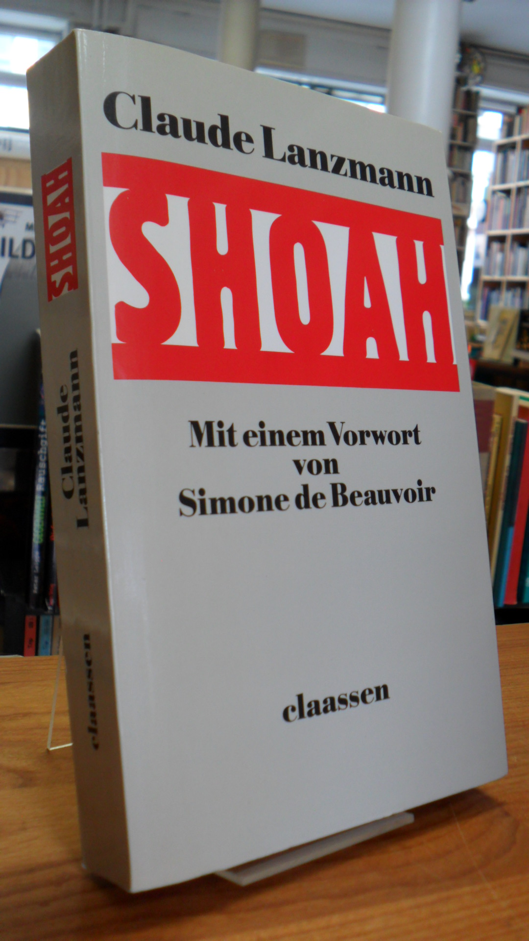 Lanzmann, Shoah – Mit einem Vorwort von Simone de Beauvoir,