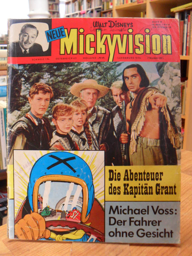 Disney, Neue Mickyvision Heft 9 – 3. Mai 1965 – Die Abenteuer des Kapitän Grant Disney, Neue Mickyvision Heft 9 – 3. Mai 1965 – Die Abenteuer des Kapitän Grant