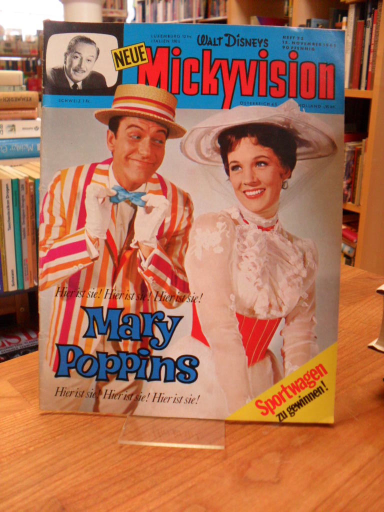 Disney, Neue Mickyvision Heft 23 – 15. November 1965 – Mary Poppins / Michael Vo Disney, Neue Mickyvision Heft 23 – 15. November 1965 – Mary Poppins / Michael Vo